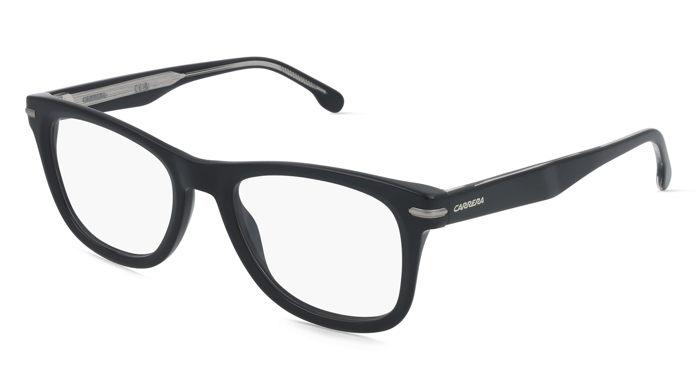 Carrera 360 Unisex-Brille inkl. Gläser Vollrand Eckig Acetat-Gestell 52/20/150, Schwarz