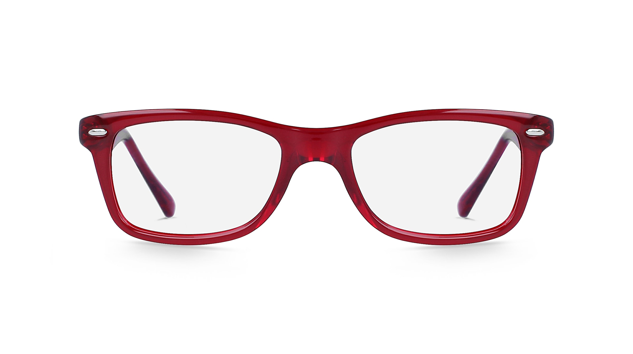 Fielmann MC 467 CL Unisex-Brille inkl. Gläser Vollrand Eckig Propionat-Gestell 48mm/17mm/135mm, rot