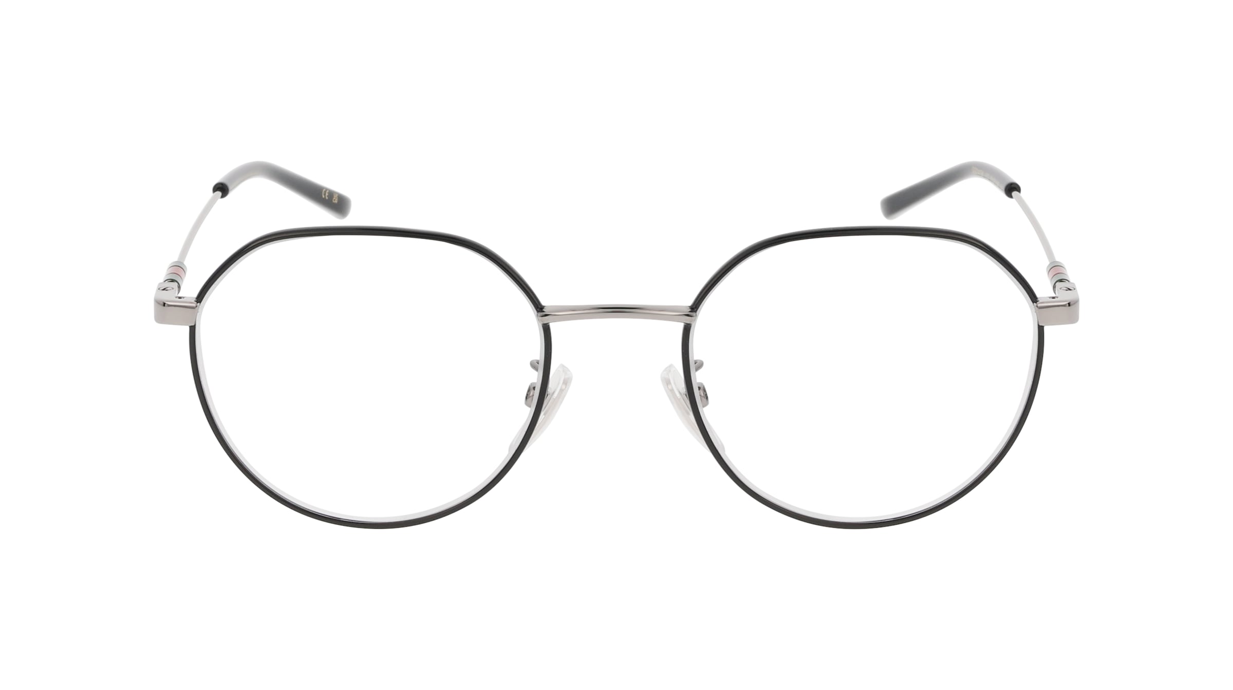 Gucci GG2141OK Unisex-Brille inkl. Gläser Vollrand Rund Metall-Gestell 51/20/145, Schwarz