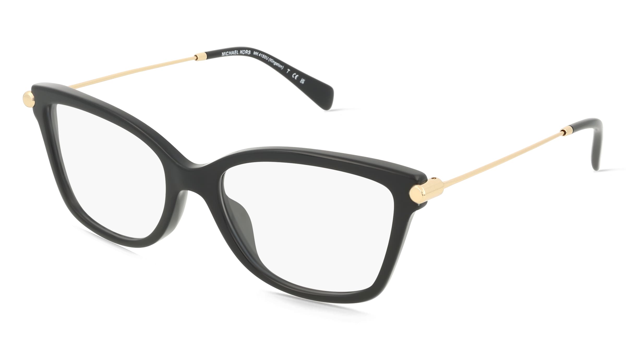 Michael Kors MK4150U Damen-Brille inkl. Gläser Vollrand Quadratisch Acetat-Gestell 52/17/140, Schwarz