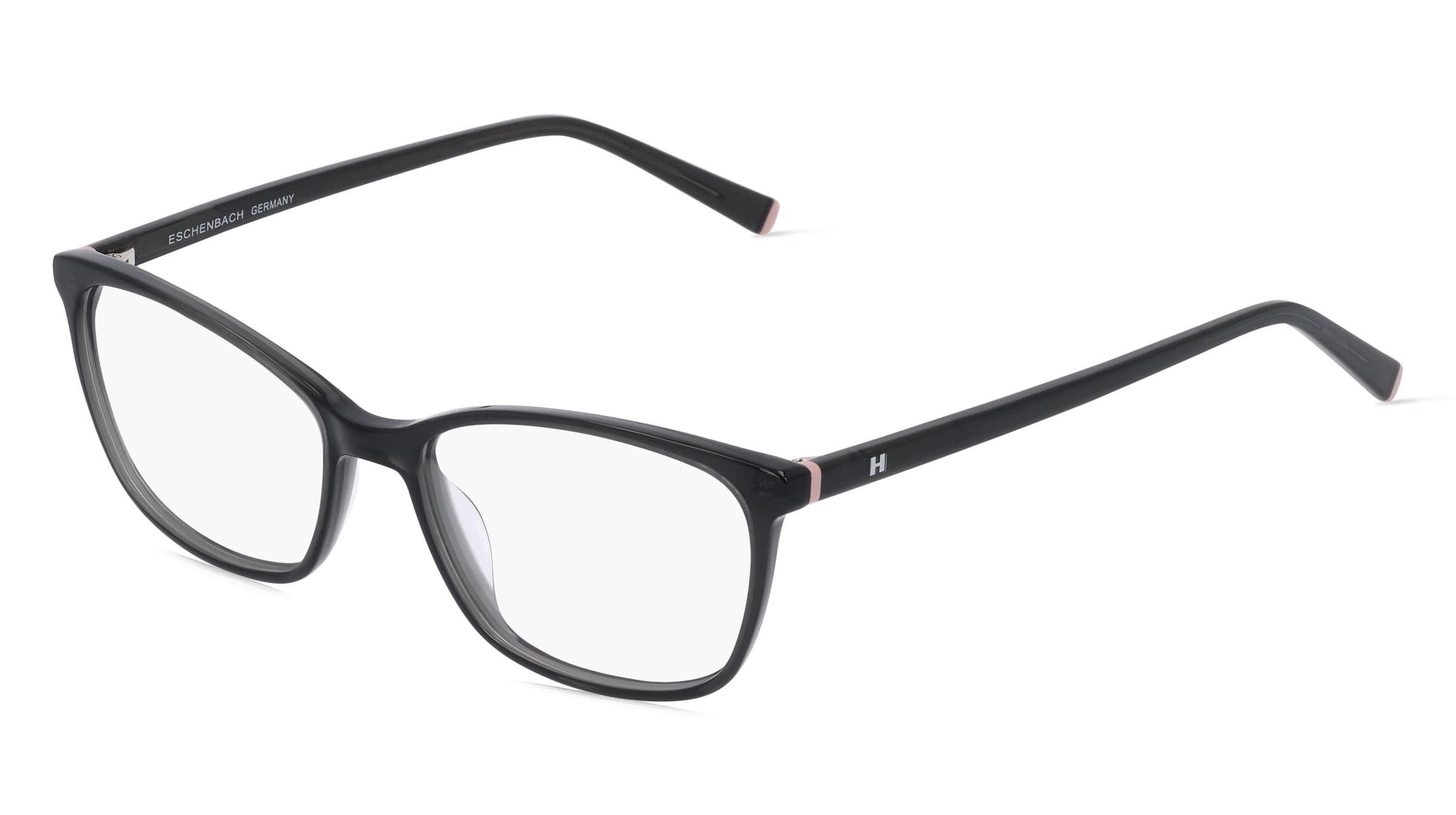 Humphrey’s eyewear 583147 Damen-Brille inkl. Gläser Vollrand Quadratisch Kunststoff-Gestell 50/15/140, Grau