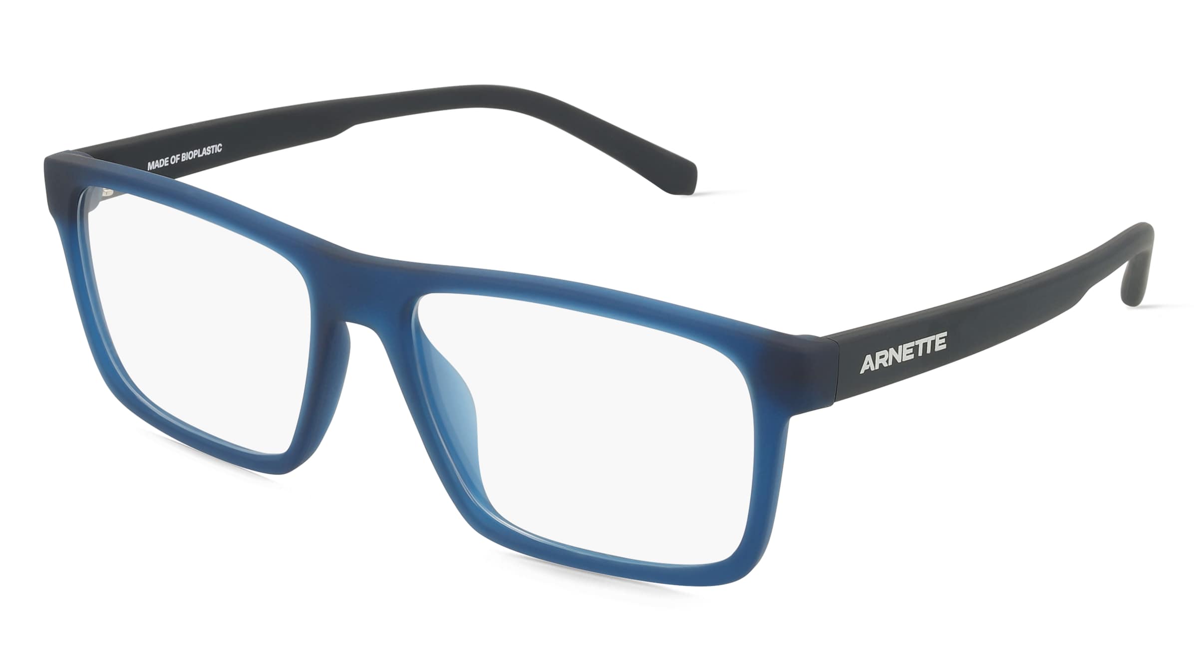 Arnette 0AN7251U PHAMIL Herren-Brille inkl. Gläser Vollrand Quadratisch Kunststoff-Gestell 55/16/145, Blau