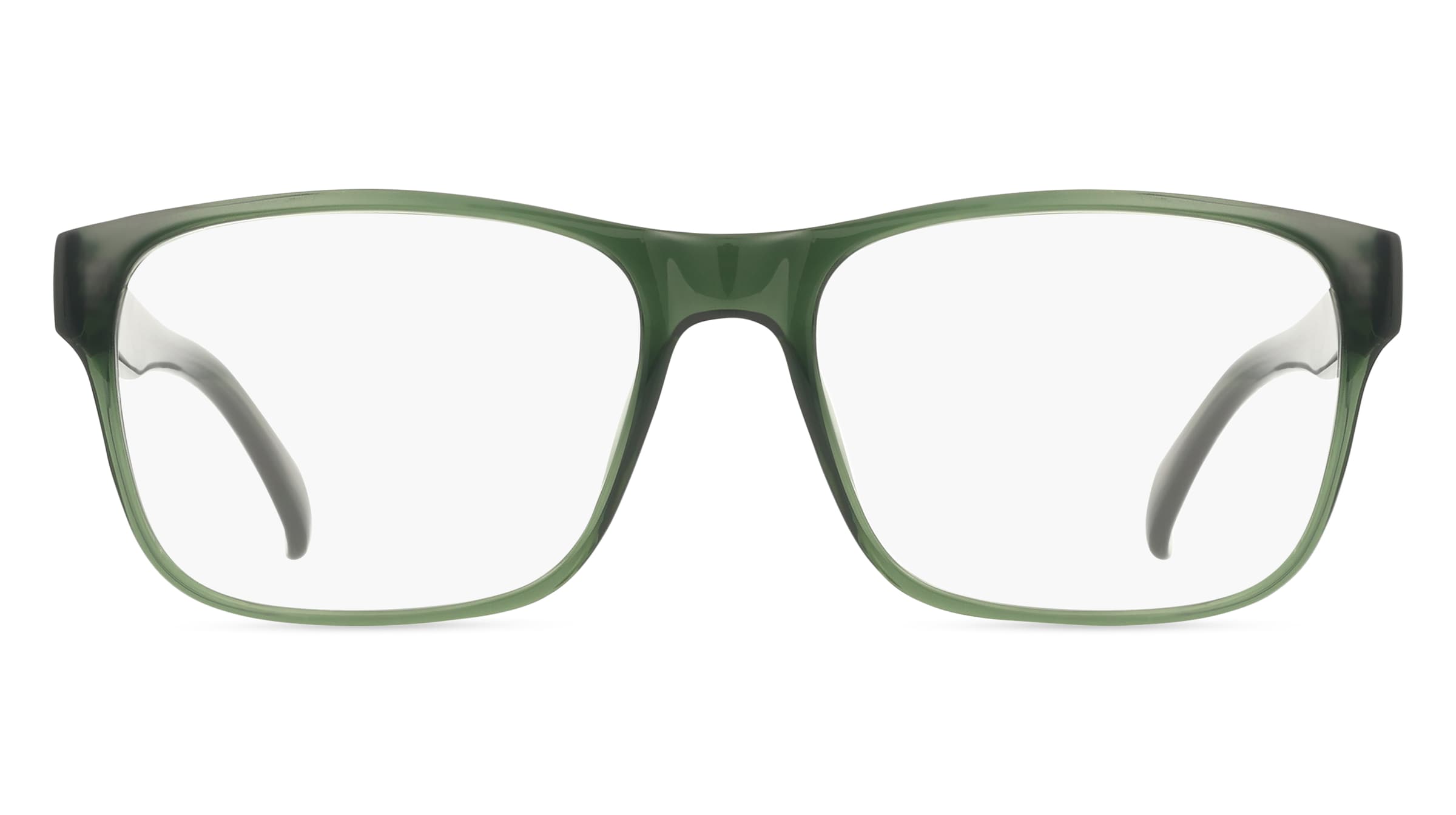 Fielmann LN 056 FLEX CL MARIO Herren-Brille inkl. Gläser Vollrand Eckig Acetat-Gestell 58/18/150, Grün