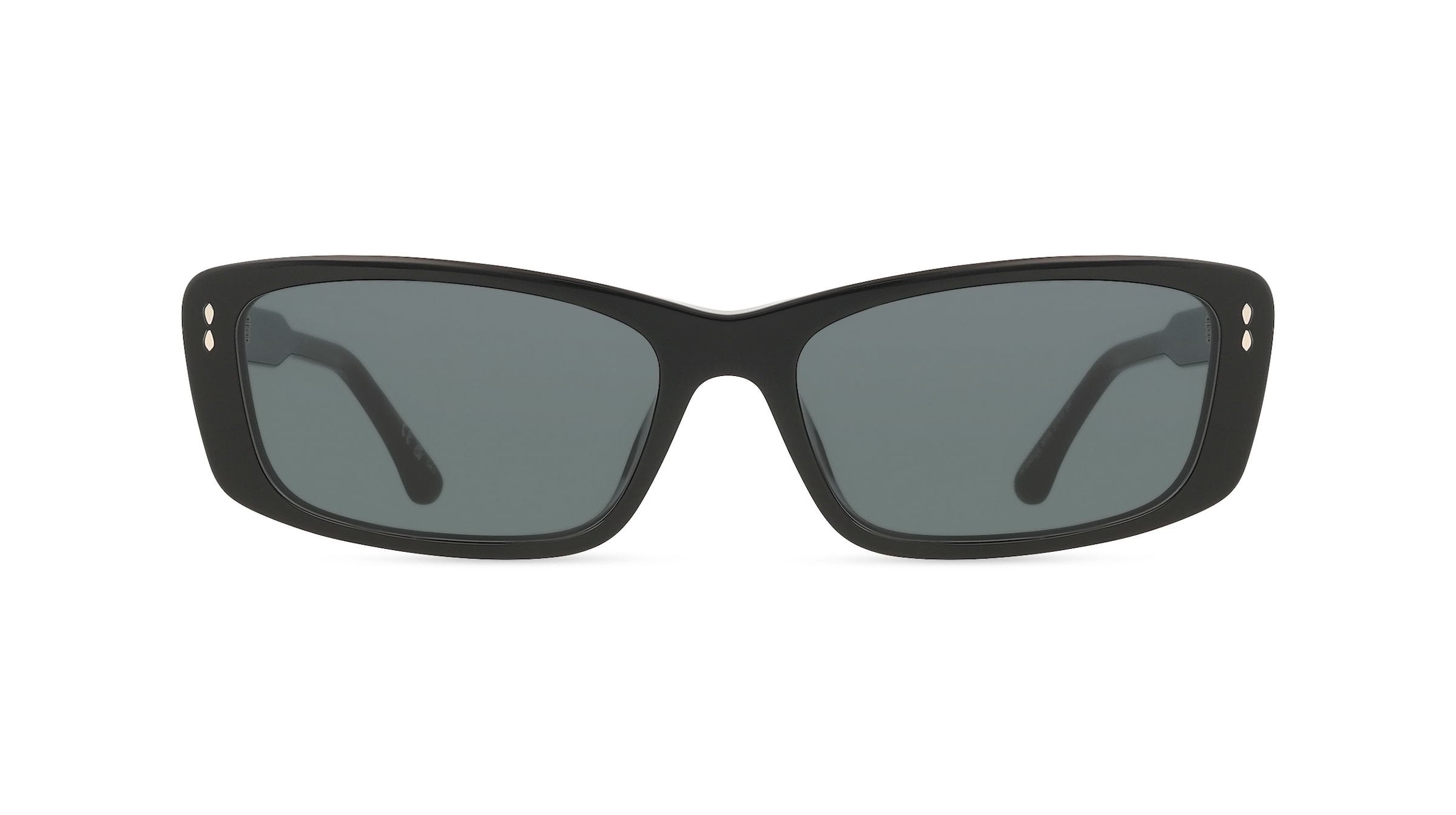 Isabel Marant IM 0243/G/S Damen-Sonnenbrille Vollrand Eckig Acetat-Gestell, schwarz