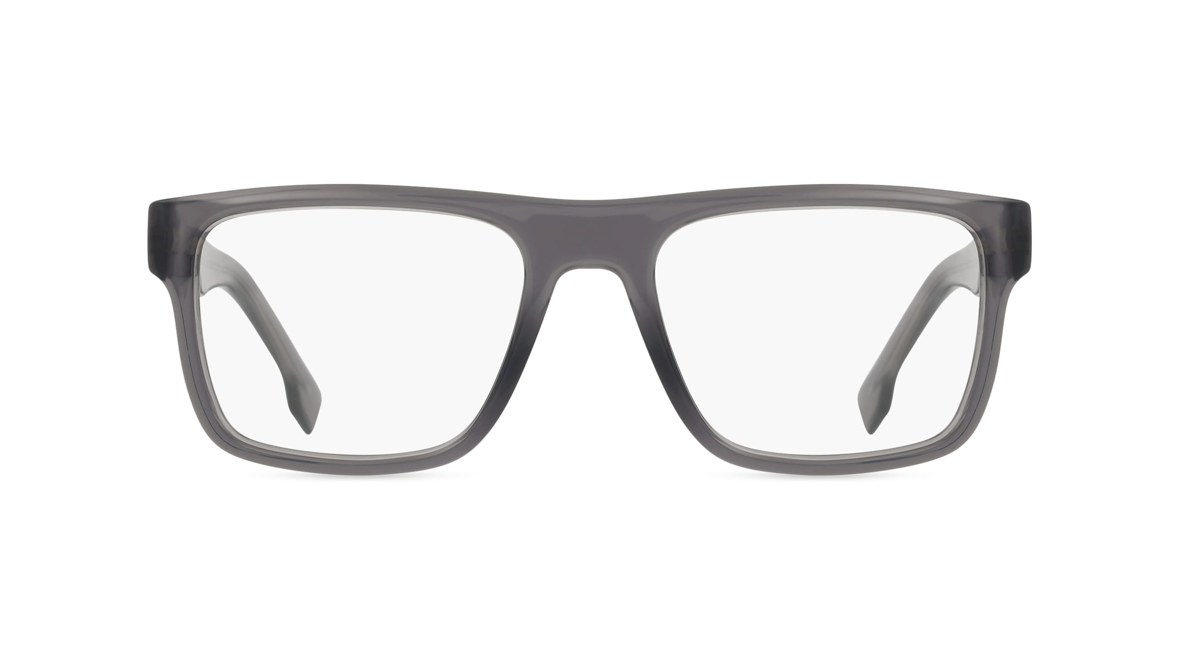 Boss 1652 Herren-Brille inkl. Gläser Vollrand Eckig Kunststoff-Gestell 53mm/18mm/145mm, grau