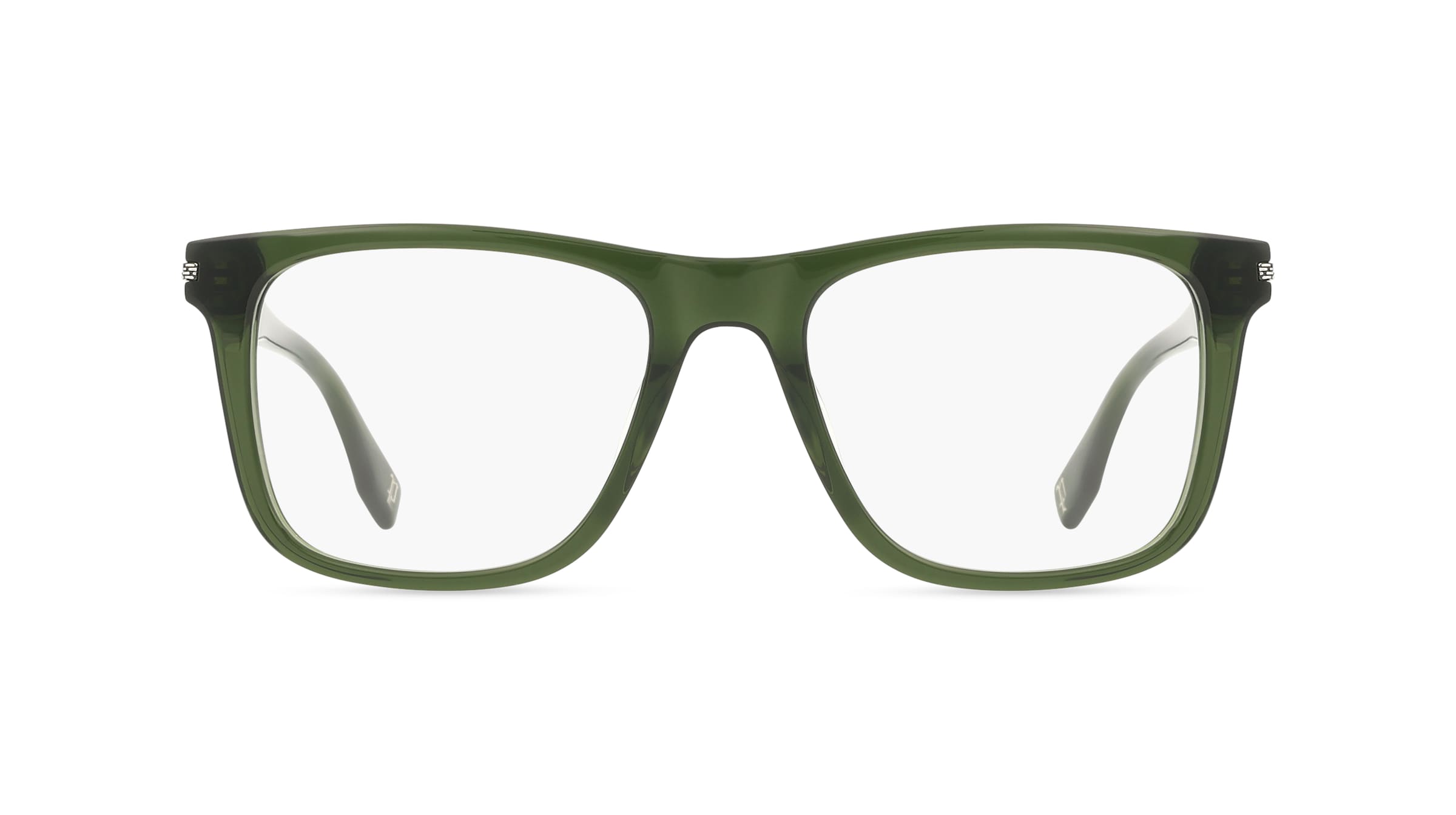 Police VPLR62 Herren-Brille inkl. Gläser Vollrand Quadratisch Kunststoff-Gestell 52/18/150, Grün