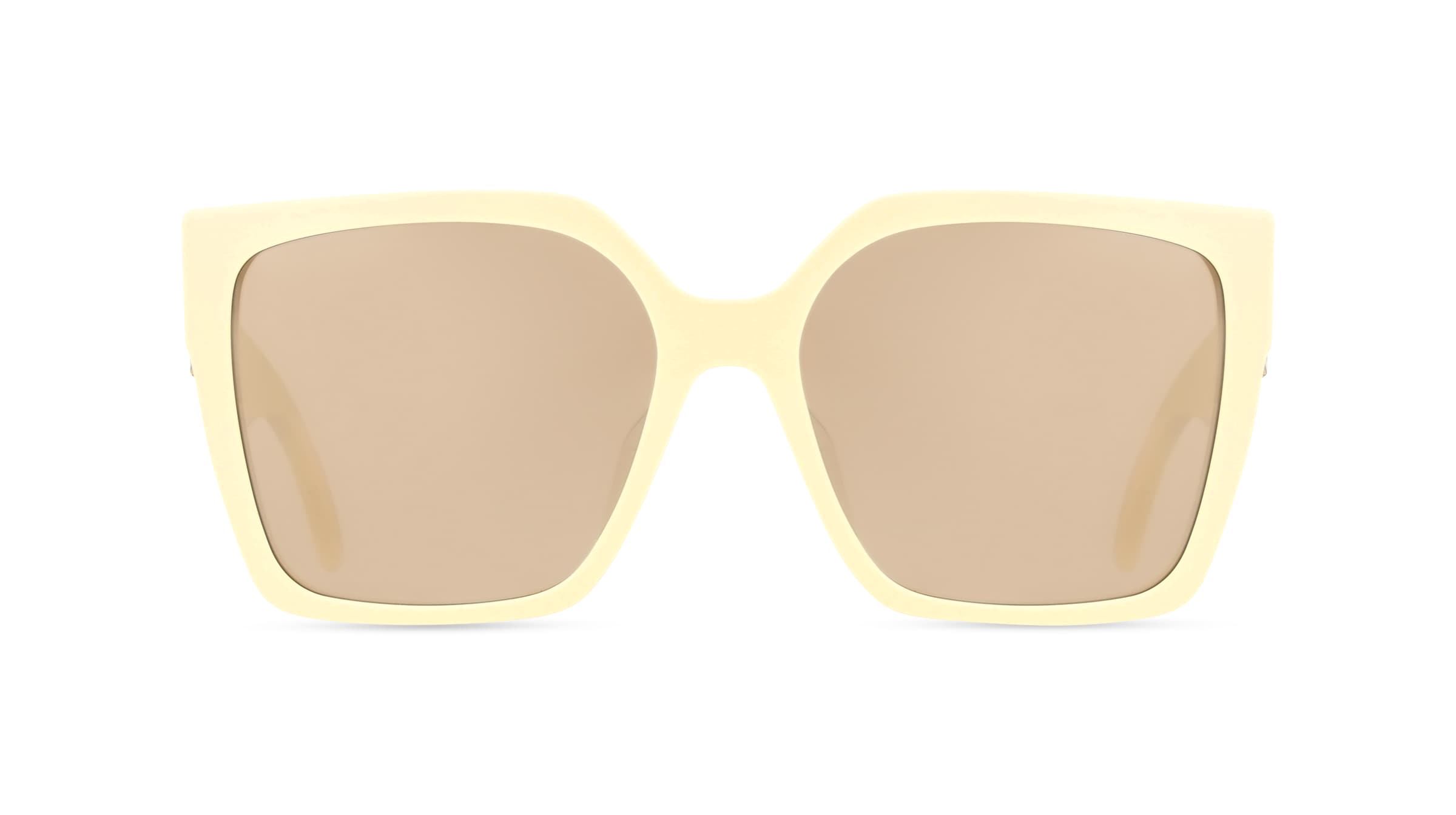 Givenchy GV40056U Damen-Sonnenbrille Vollrand Cateye Acetat-Gestell, gelb