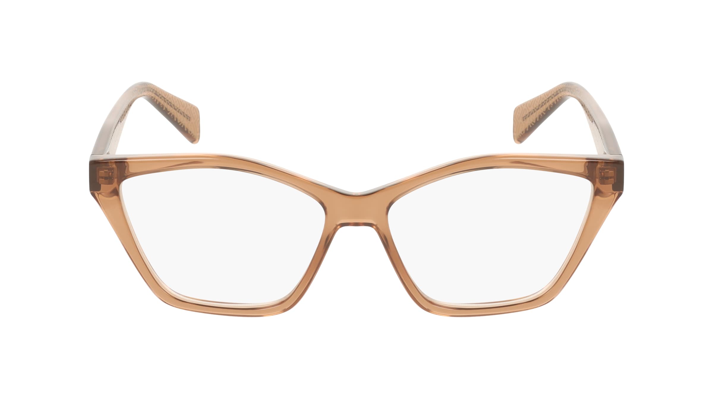 Liu Jo LJ2836 Damen-Brille inkl. Gläser Vollrand Butterfly Kunststoff-Gestell 53/15/140, Braun