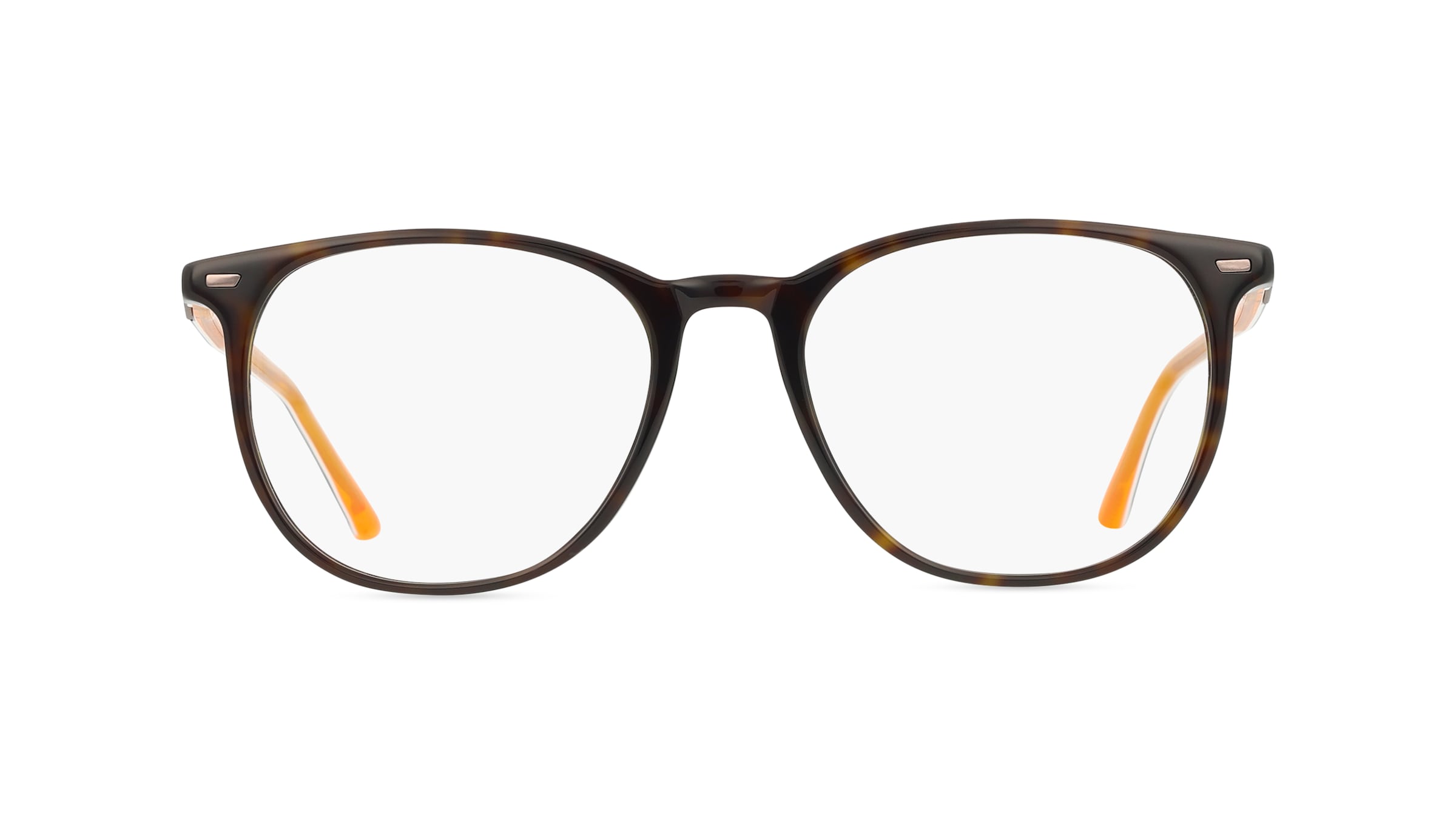 Jaguar J 1522 Unisex-Brille inkl. Gläser Vollrand Rund Acetat-Gestell 52mm/18mm/145mm, braun