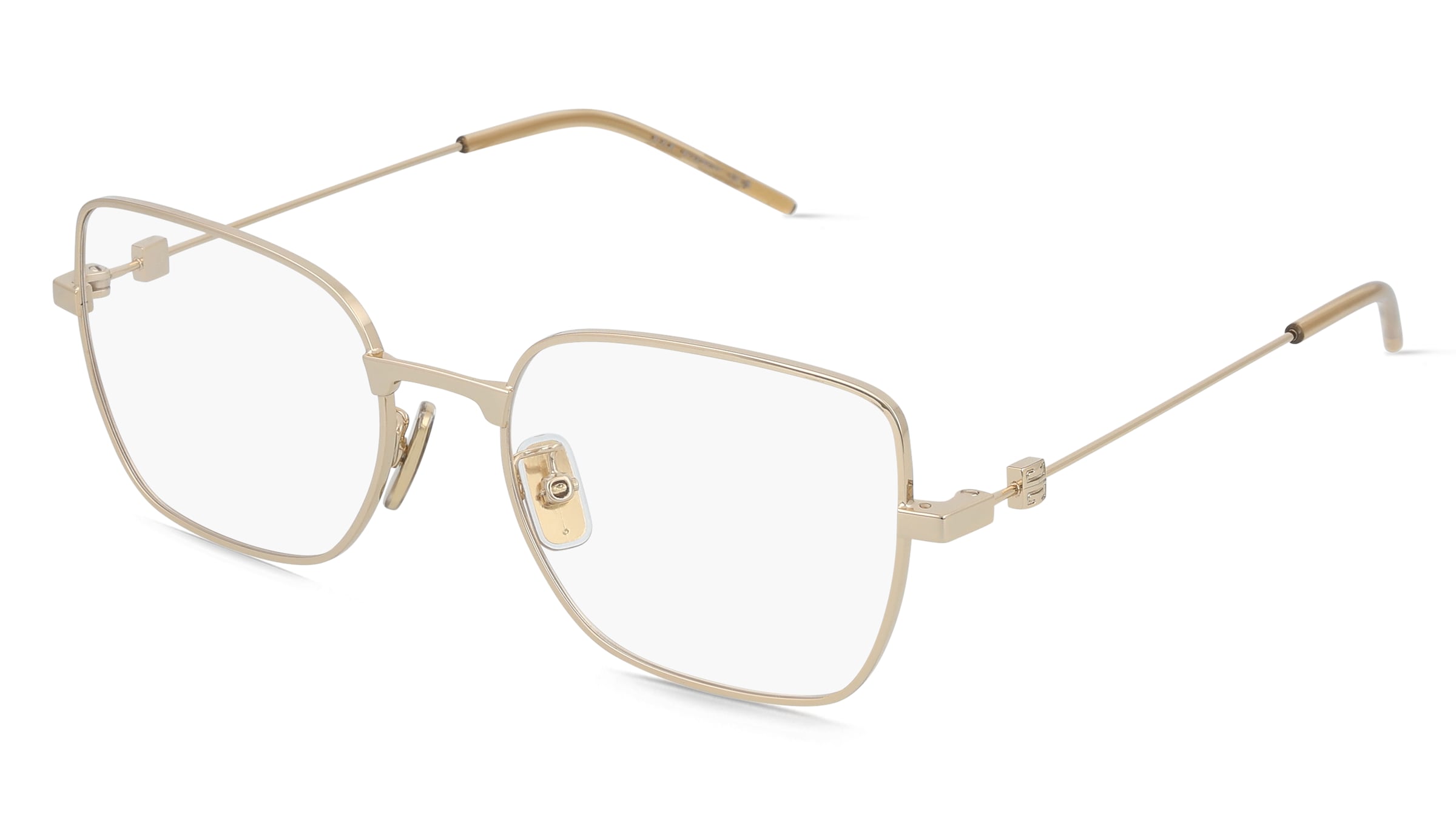 Givenchy GV50085U GV SPEED Damen-Brille inkl. Gläser Vollrand Geometrisch Metall-Gestell 53/18/145, Gold