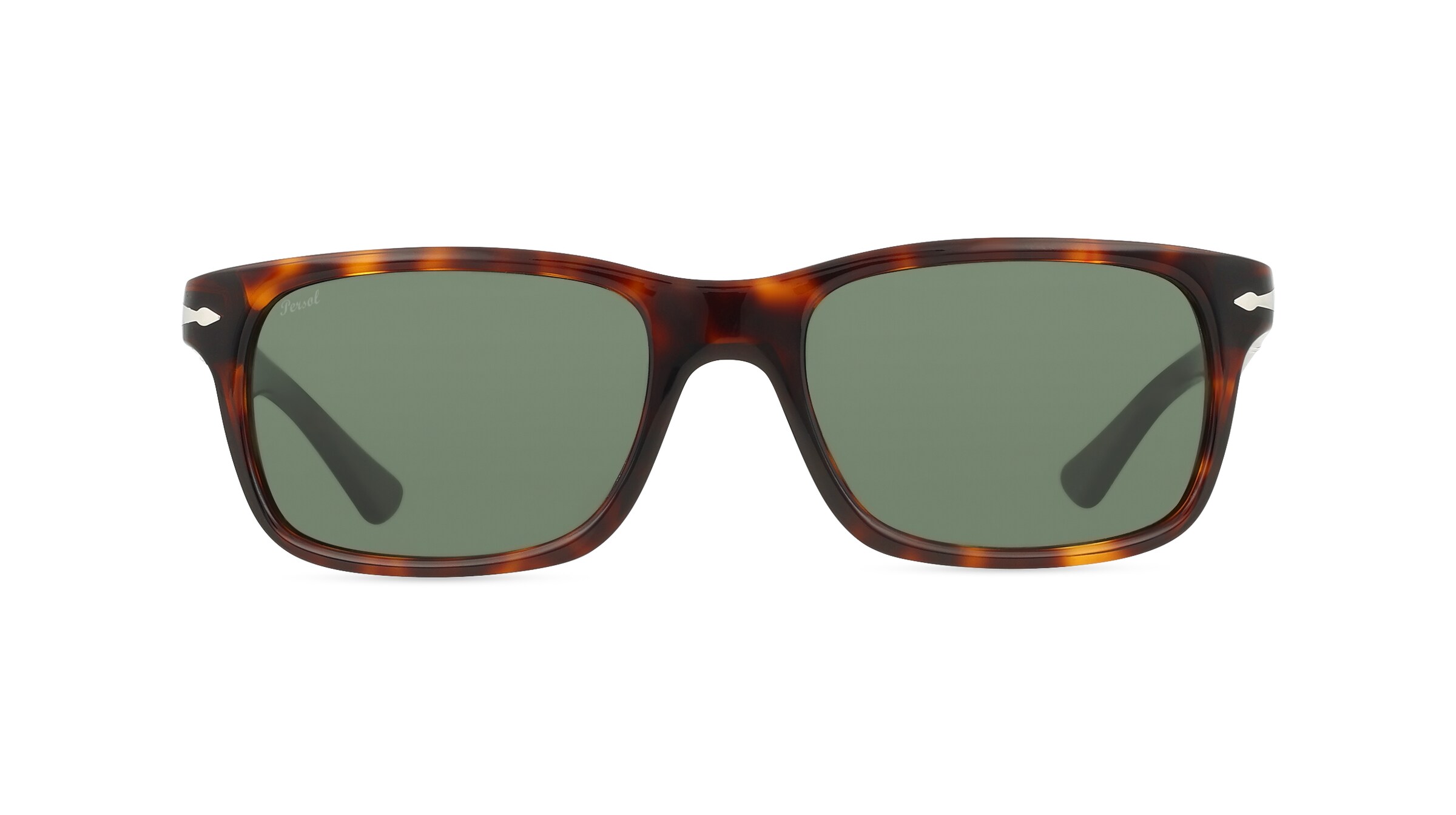 Persol 0PO3048S Herren-Sonnenbrille Vollrand Eckig Acetat-Gestell, Havanna