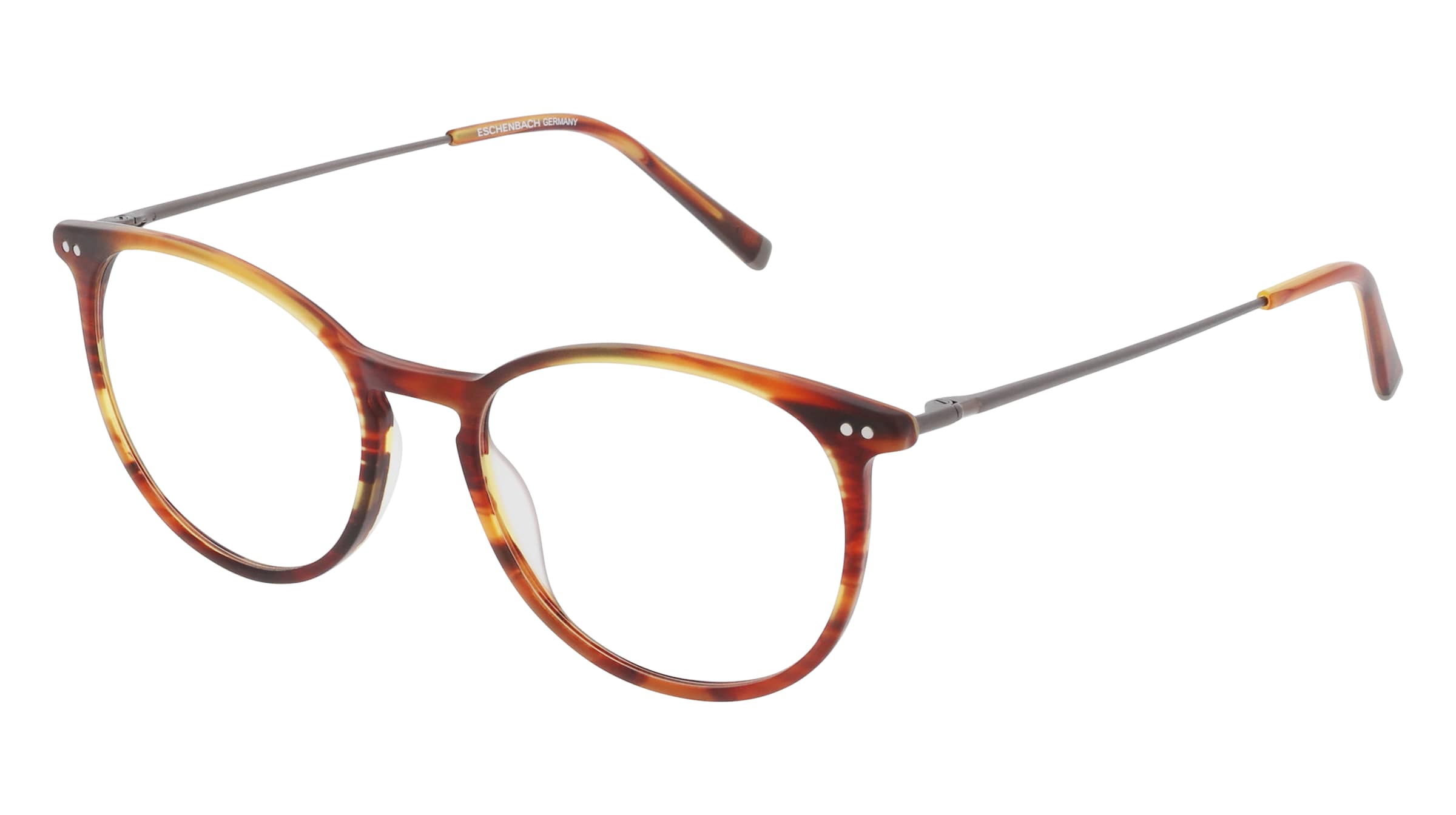 HUMPHREY’S eyewear 581069 Unisex-Brille inkl. Gläser Vollrand Panto Acetat-Gestell 51/17/145, Havanna