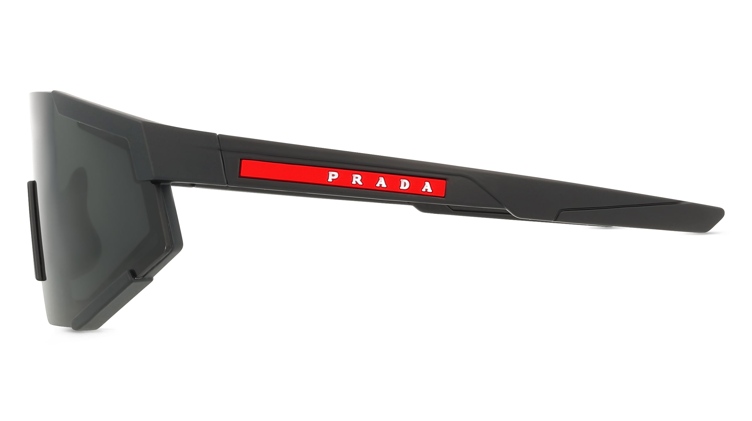 Thumbnail - Prada Linea Rossa PS04WS Herren-Sonnenbrille Vollrand Monoscheibe Kunststoff-Gestell, Schwarz