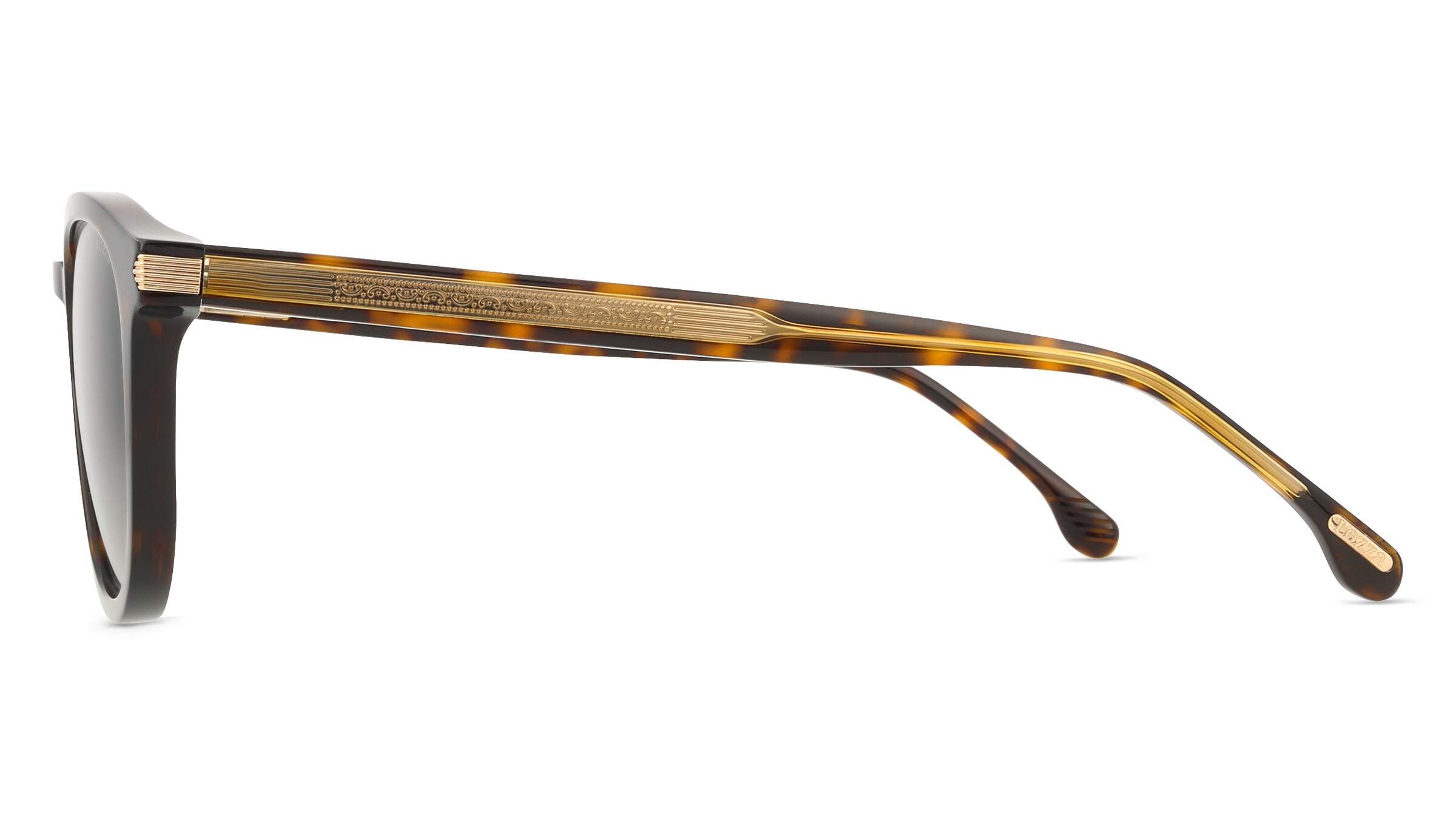 Thumbnail - Lozza SL4373 Damen-Sonnenbrille Vollrand Panto Acetat-Gestell, braun