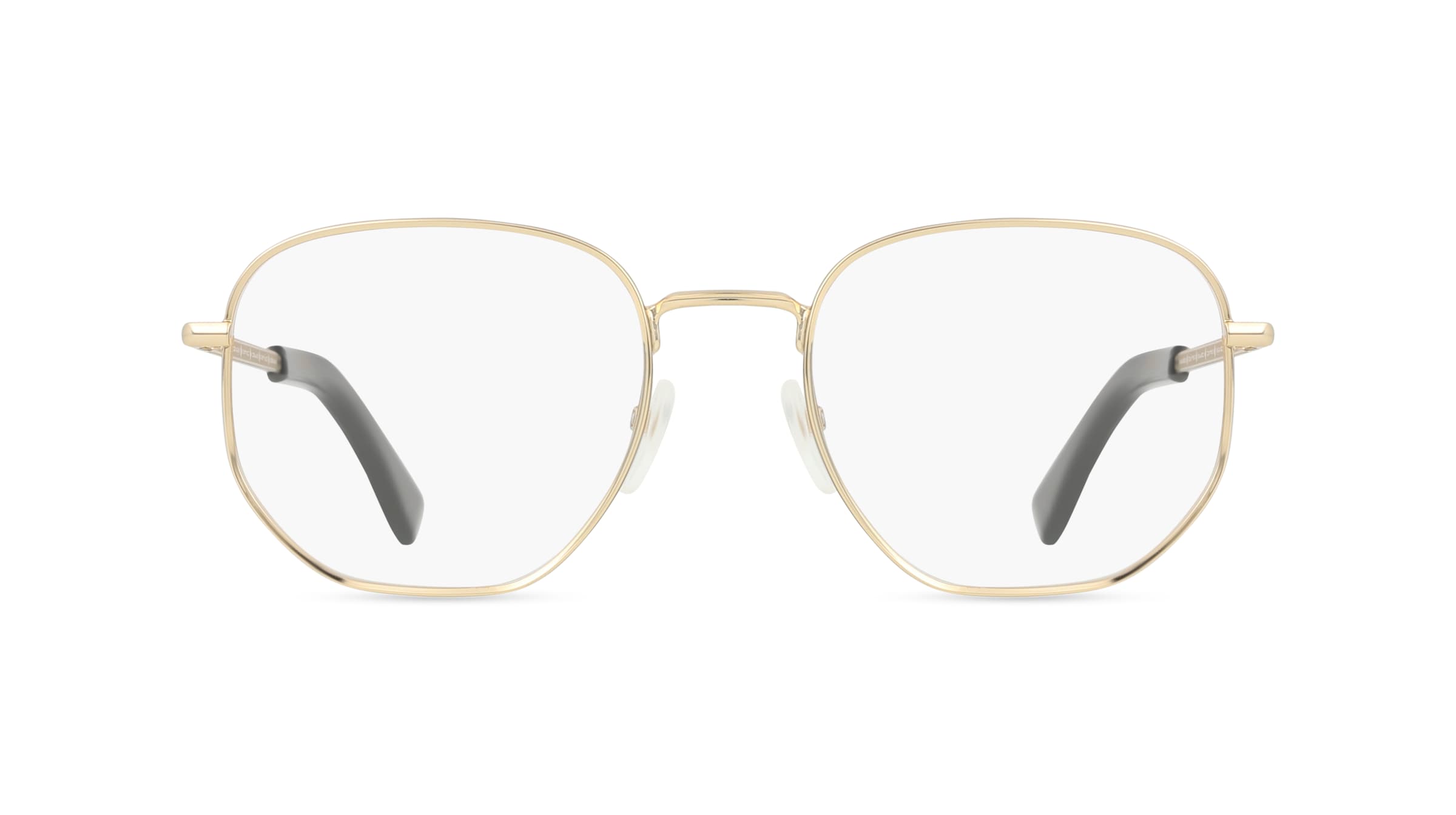 Dsquared2	 D2 0054 Herren-Brille inkl. Gläser Vollrand Achteckig Metall-Gestell 52mm/21mm/145mm, gold