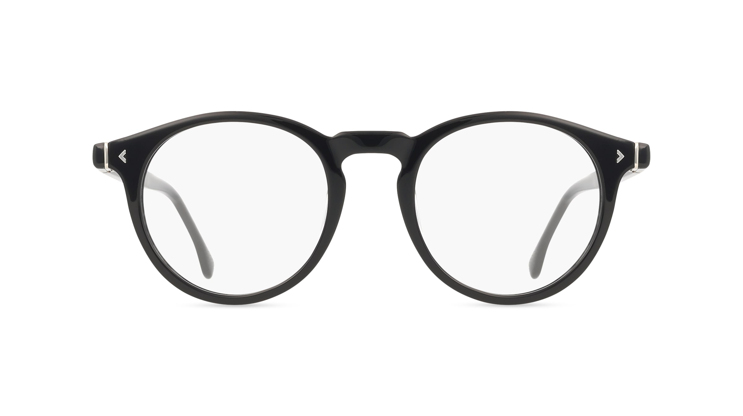 Lozza VL4377 Herren-Brille inkl. Gläser Vollrand Panto Kunststoff-Gestell 50mm/21mm/145mm, schwarz