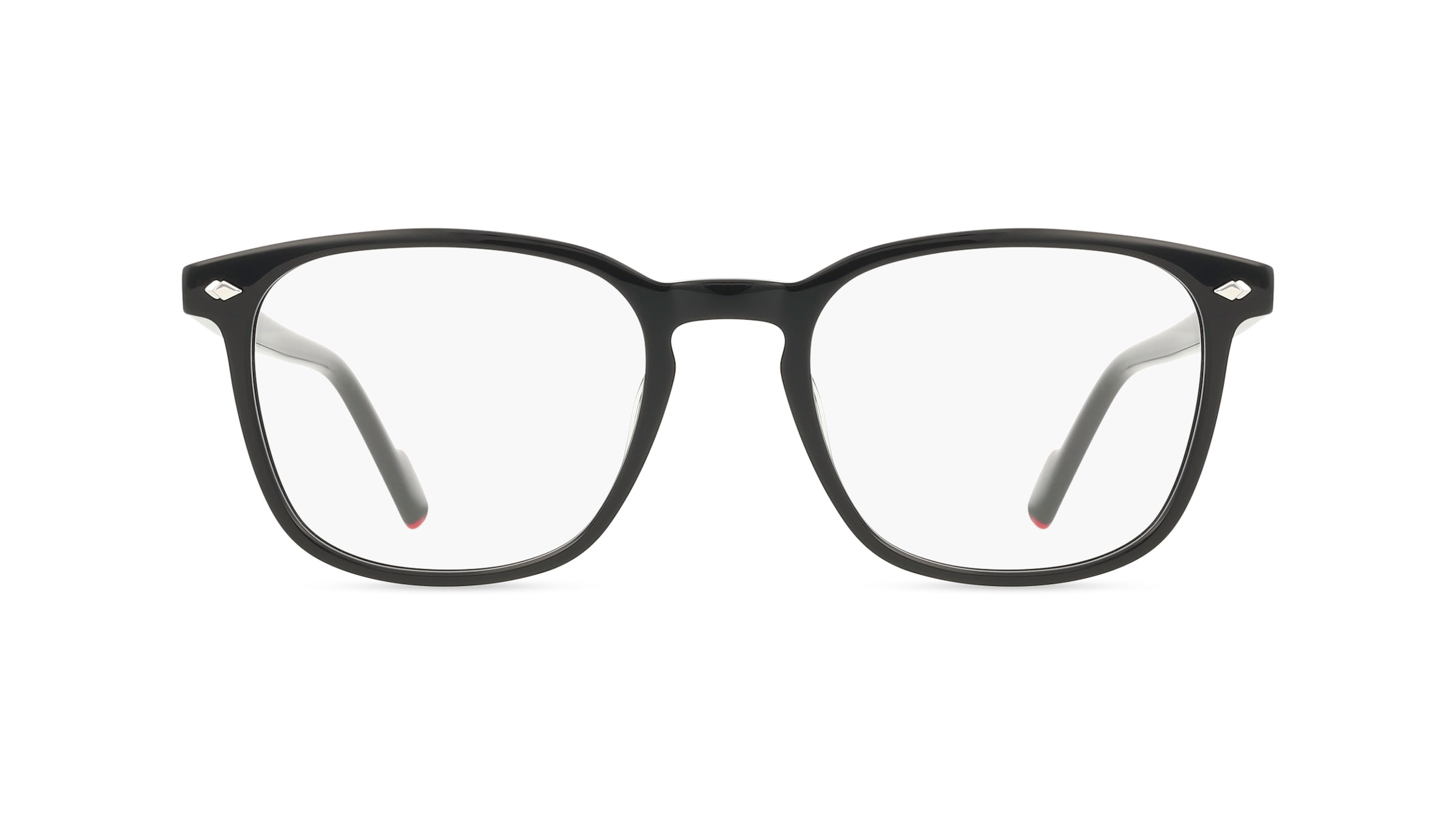 Sting VST509L Damen-Brille inkl. Gläser Vollrand Panto Acetat-Gestell 50mm/19mm/140mm, Schwarz