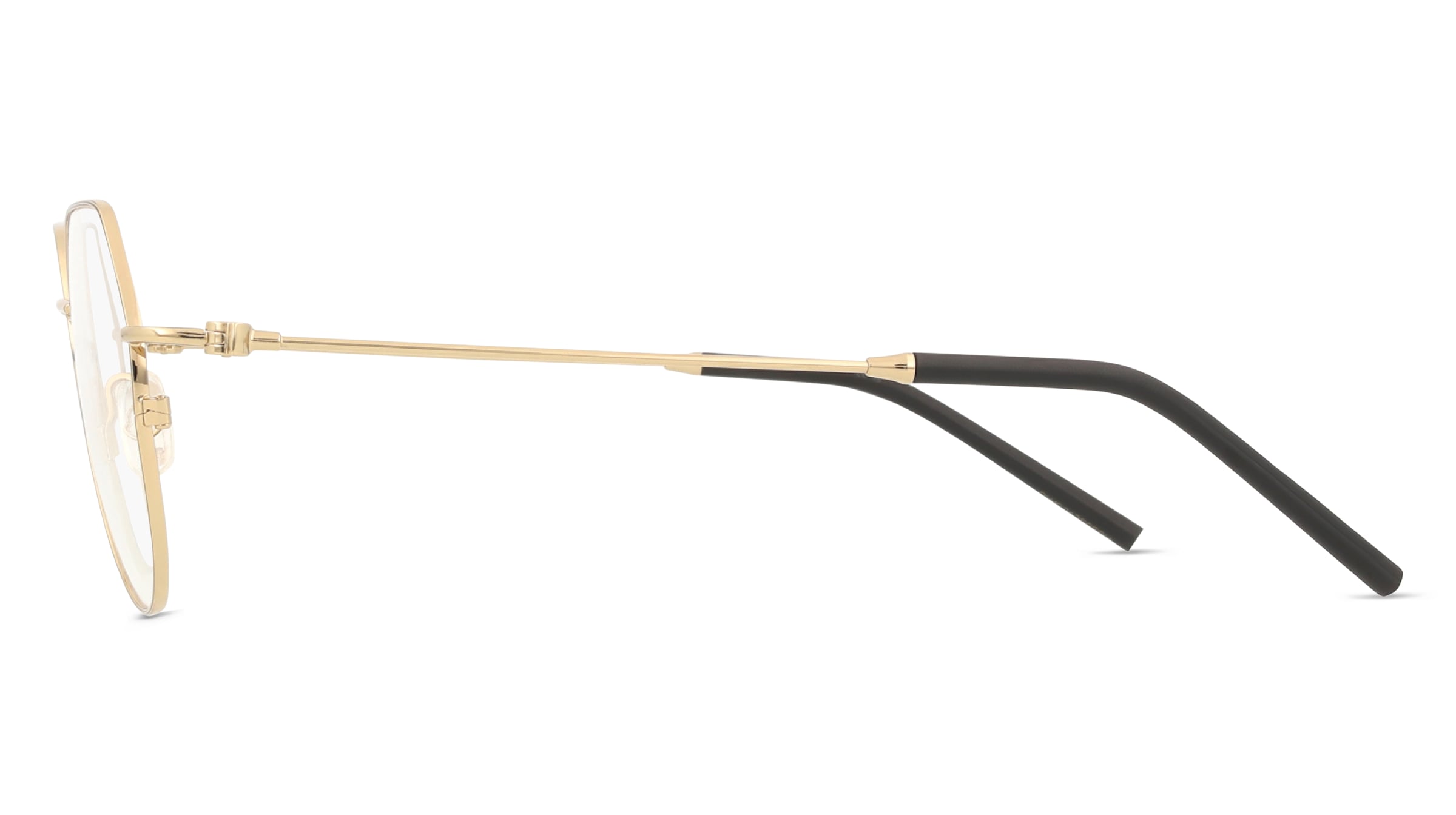 Thumbnail - Moncler ME1002 Unisex-Brille inkl. Gläser Vollrand Quadratisch Edelstahl-Gestell 52/18/140, gold