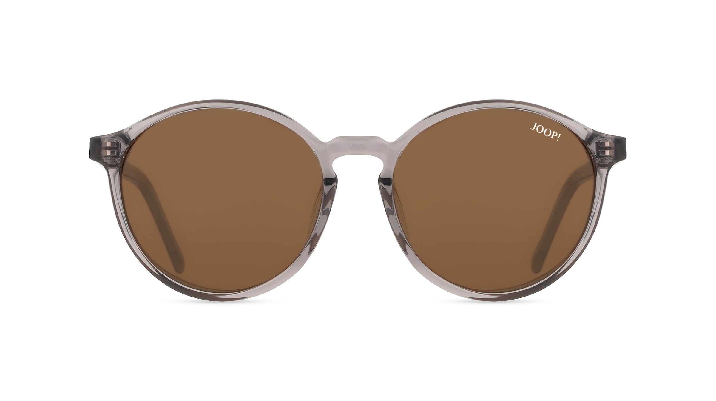 JOOP! JP 7106 Unisex-Sonnenbrille Vollrand Rund Acetat-Gestell, grau