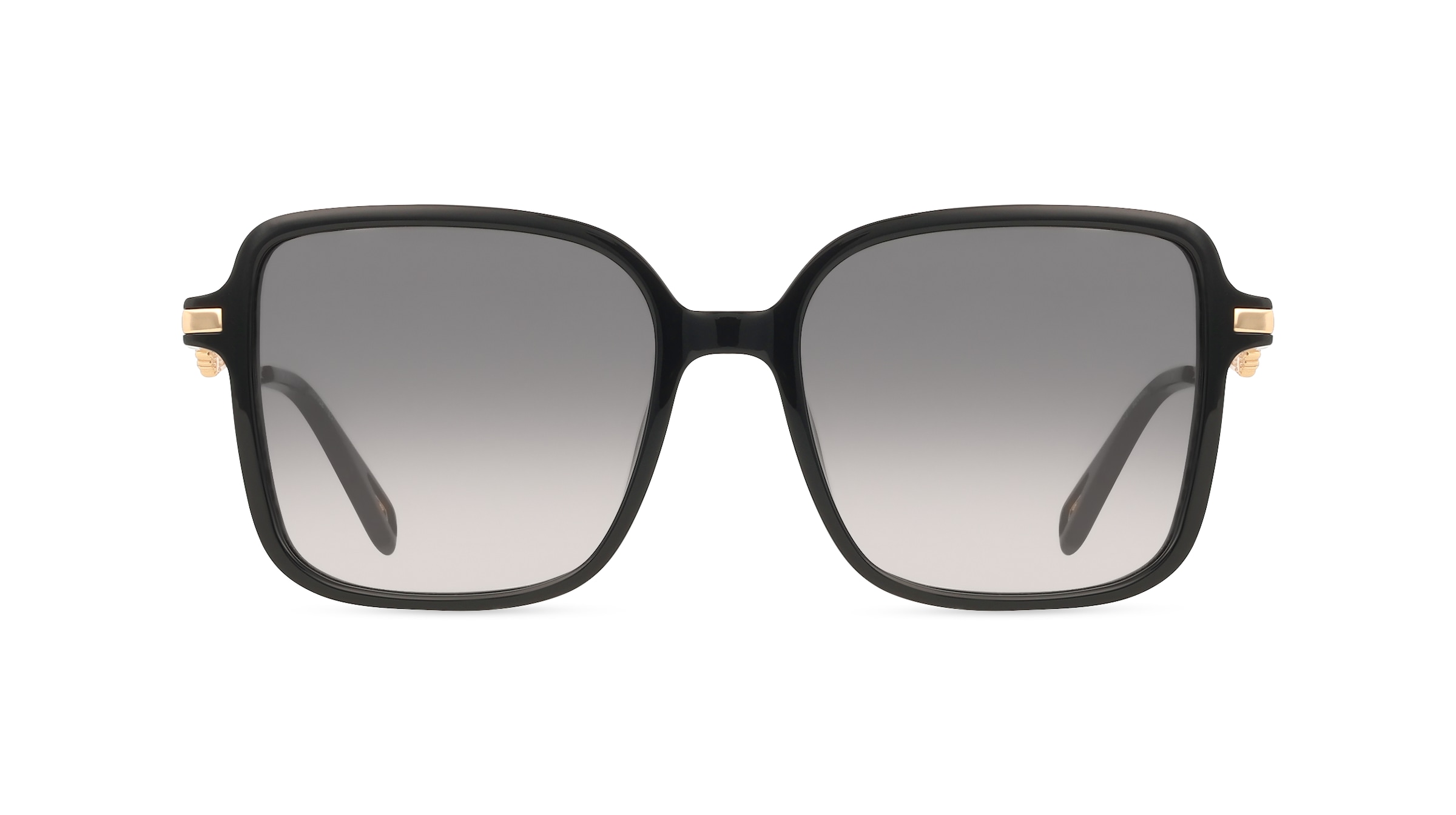 Zadig & Voltaire SZV466S Damen-Sonnenbrille Vollrand Quadratisch Kunststoff-Gestell, schwarz