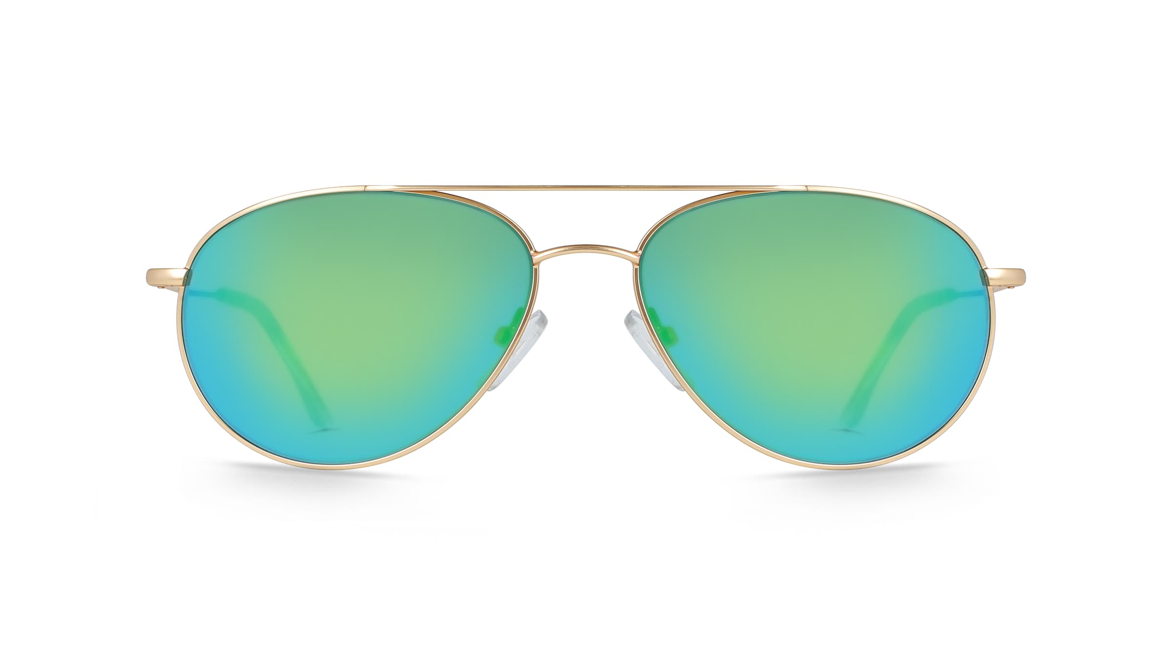 Fielmann BD 039 MOD SUN CL Unisex-Sonnenbrille Vollrand Pilot Metall-Gestell, gold