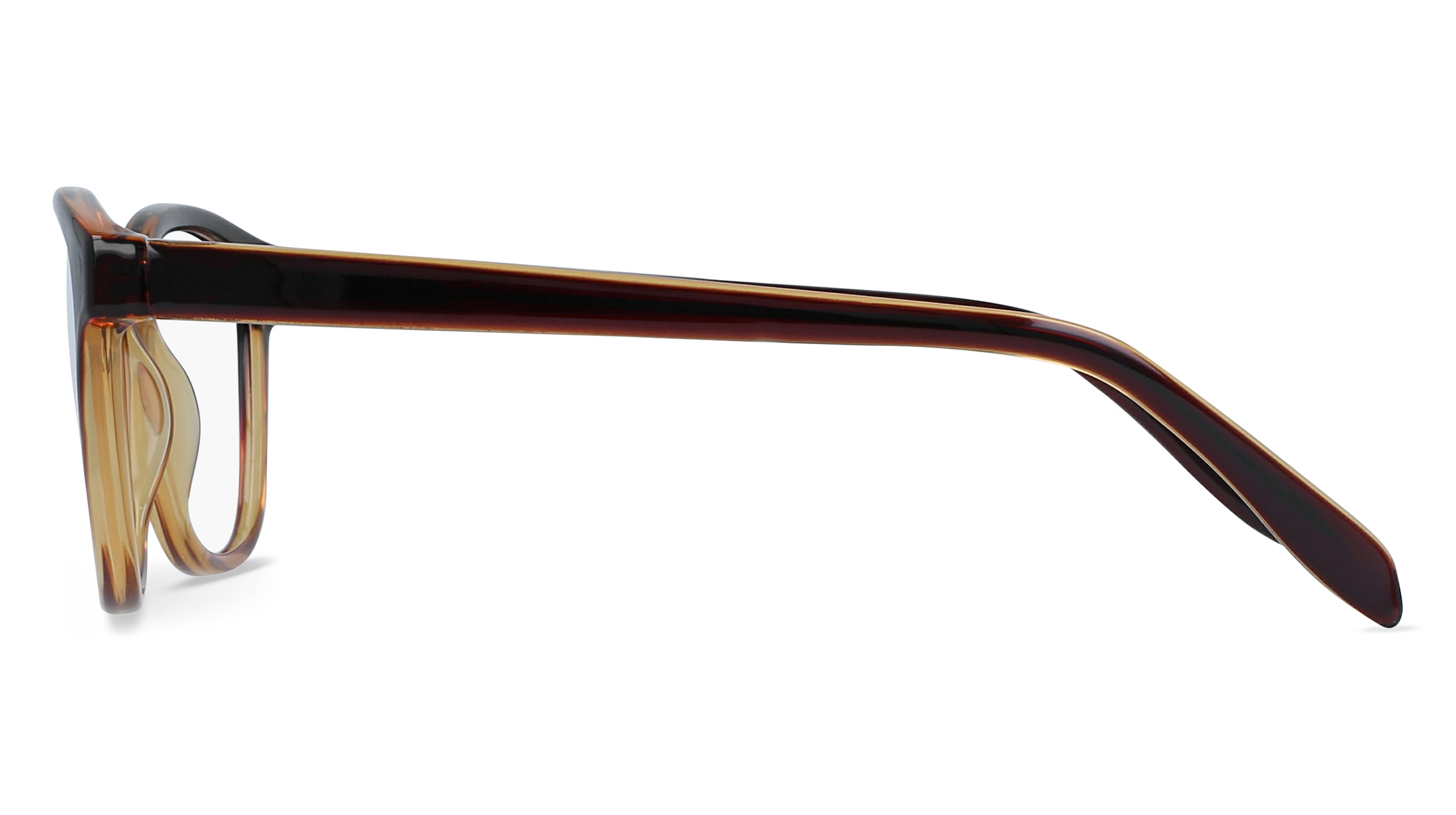Thumbnail - Fielmann MC 516 FA Damen-Brille inkl. Gläser Vollrand Butterfly Propionat-Gestell 51/17/140, braun
