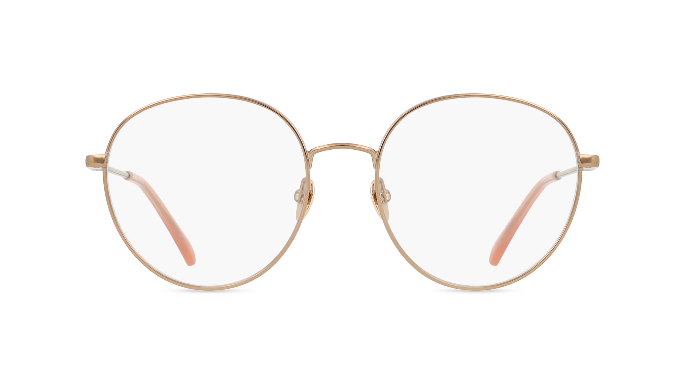 Nina Ricci NRIVNR297 Damen-Brille inkl. Gläser Vollrand Rund Metall-Gestell 52mm/19mm/135mm, braun