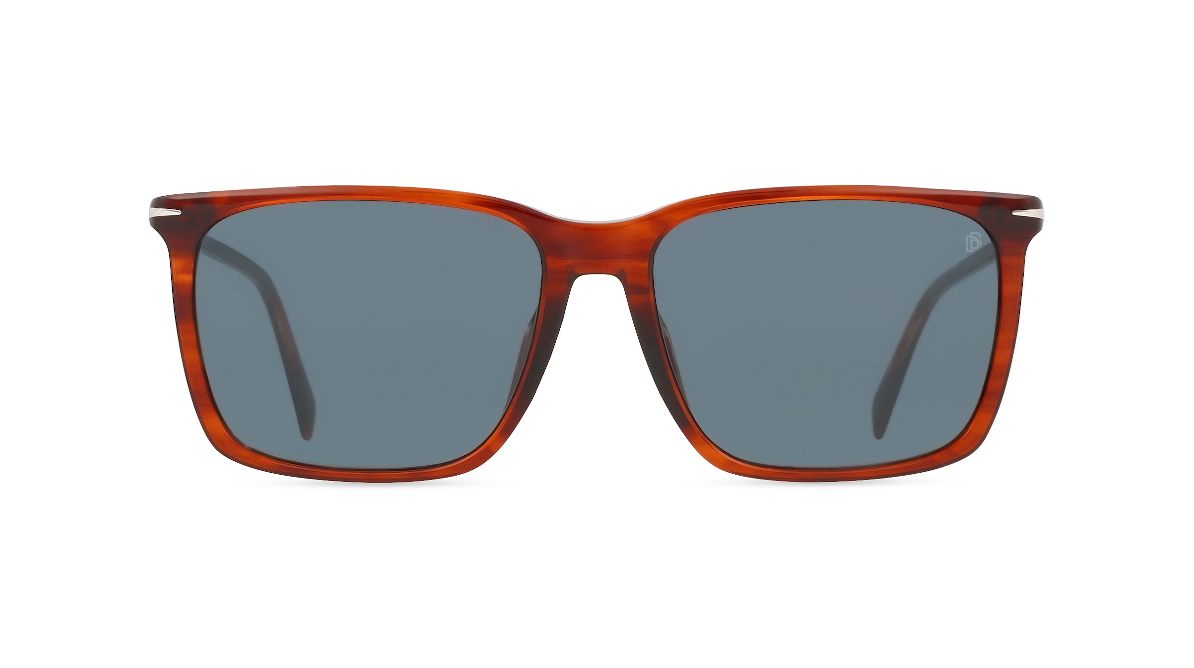 David Beckham DB 1145/G/S Herren-Sonnenbrille Vollrand Eckig Kunststoff-Gestell, Braun