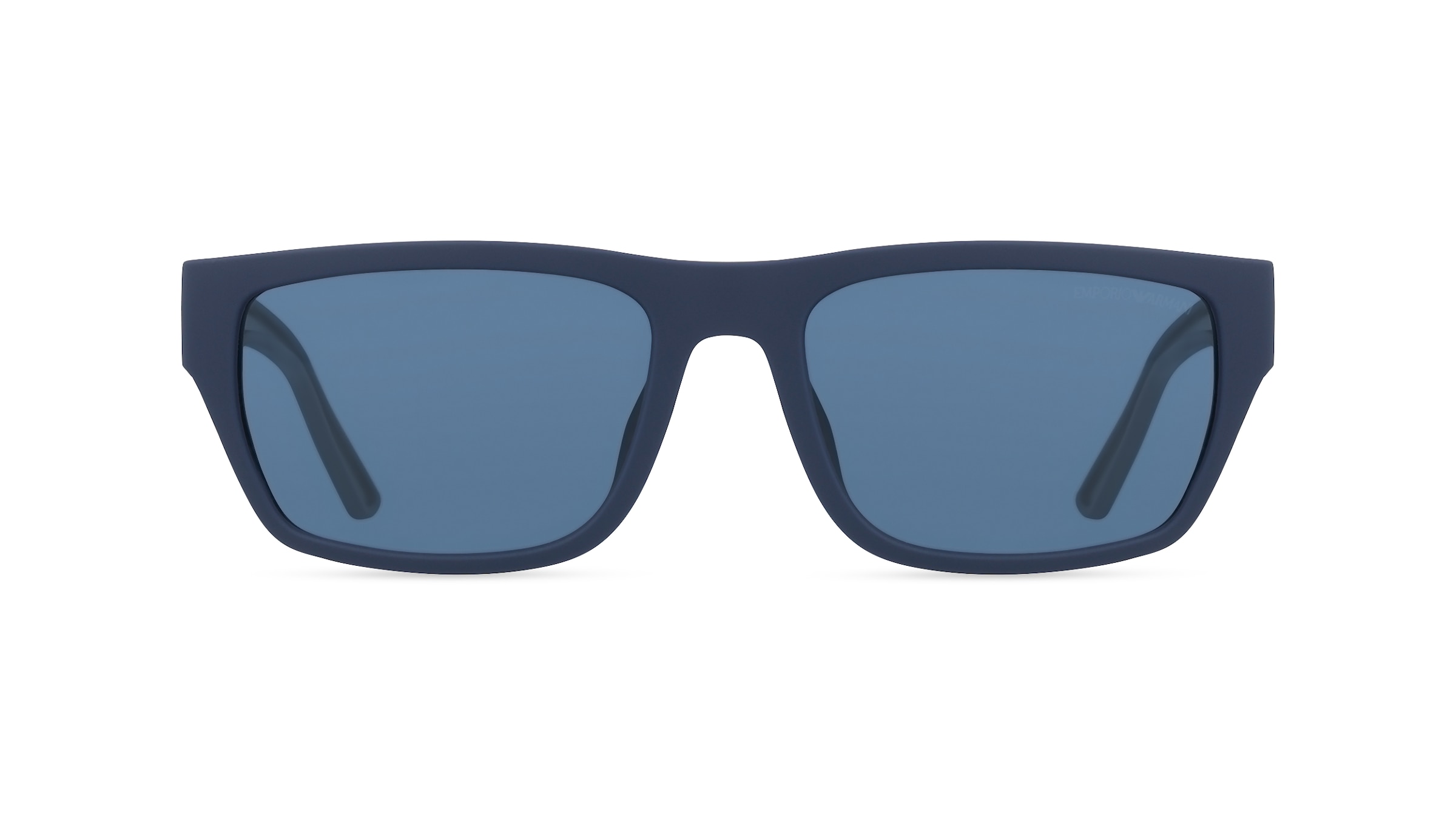 Emporio Armani EA4267U Herren-Sonnenbrille Vollrand Quadratisch Kunststoff-Gestell, Blau