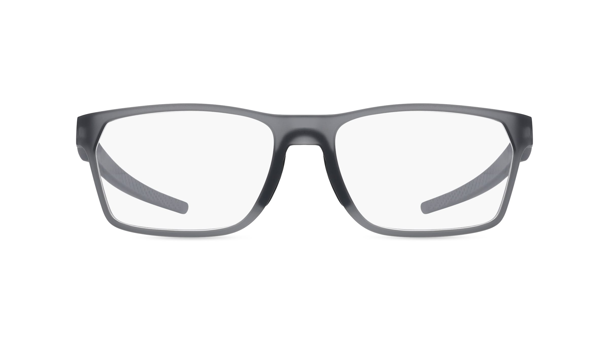 Oakley OX8032 Herren-Brille inkl. Gläser Vollrand Eckig Kunststoff-Gestell 57mm/17mm/141mm, grau