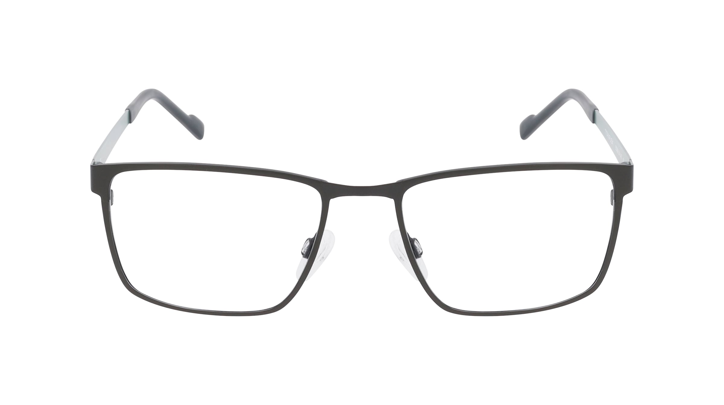 Titanflex 820968 Herren-Brille inkl. Gläser Vollrand Eckig Titan-Gestell 55mm/17mm/140mm, grau