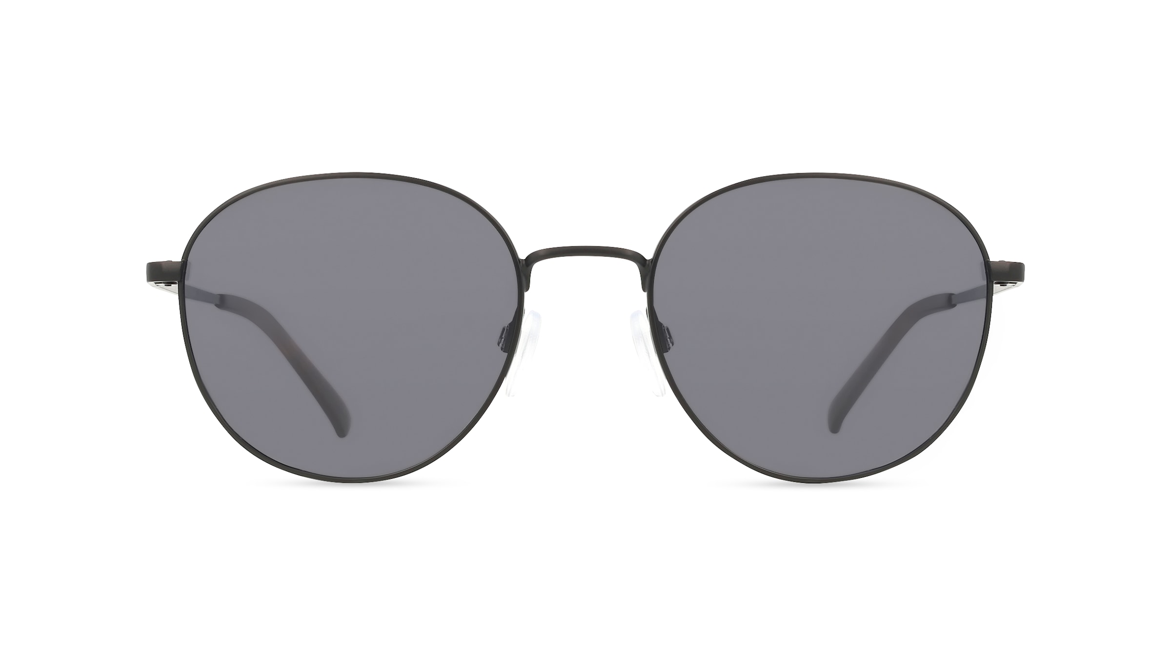 Fielmann BD 600 SUN CL BO Damen-Sonnenbrille Vollrand Panto Edelstahl-Gestell, schwarz