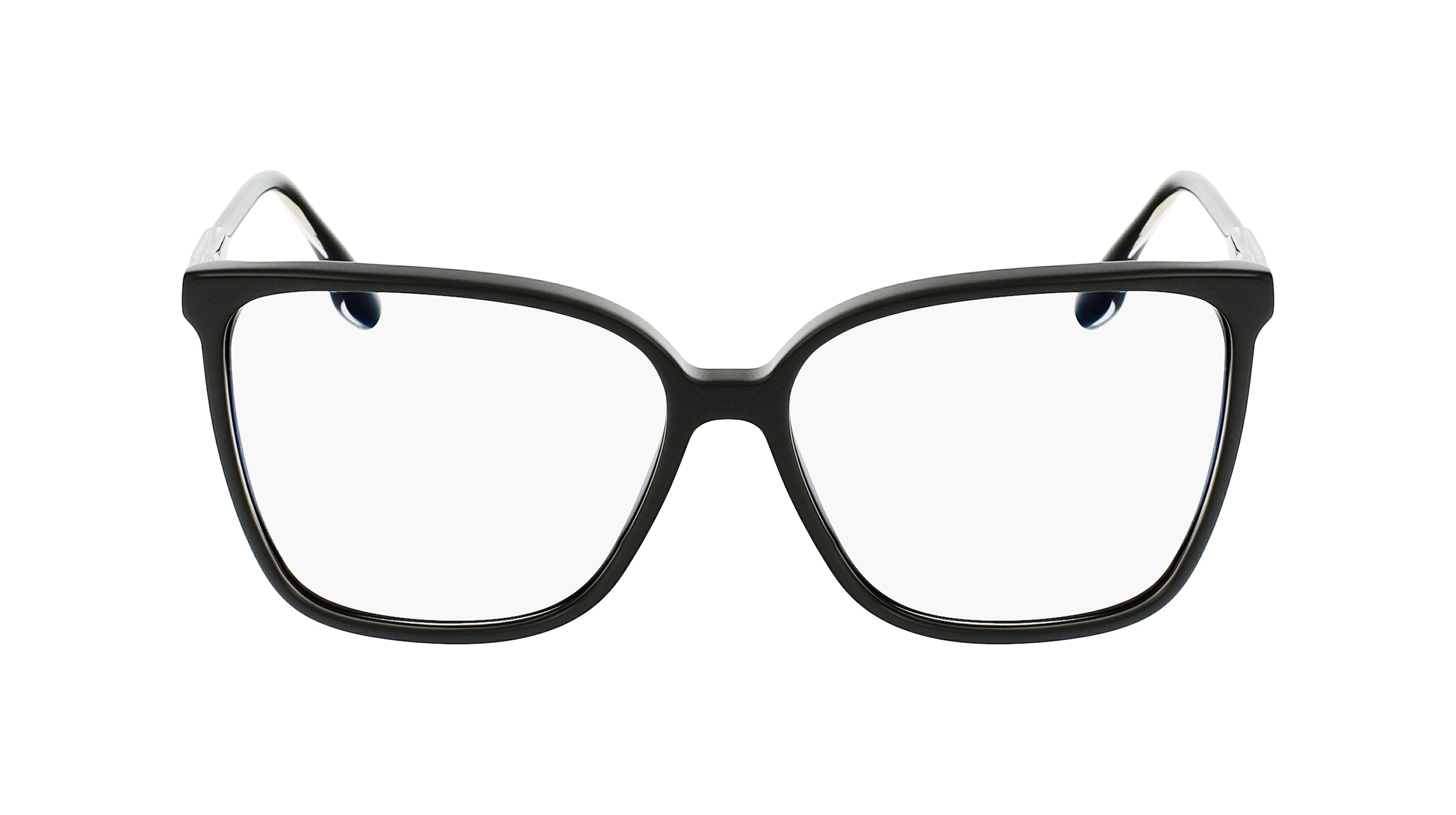 Victoria Beckham VB2603 Damen-Brille inkl. Gläser Vollrand Eckig Acetat-Gestell 57mm/14mm/140mm, schwarz