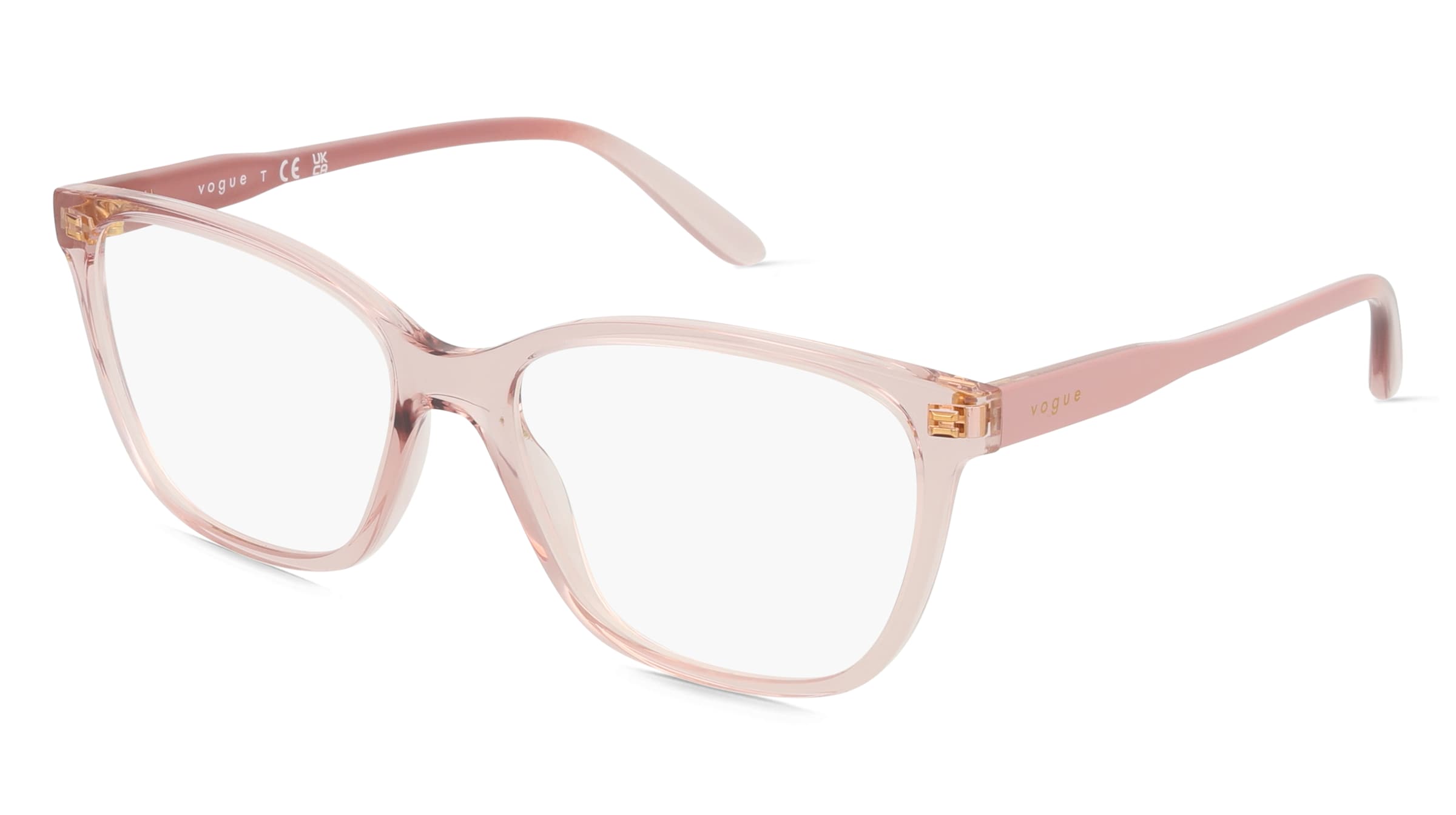 Vogue VO5518 Damen-Brille inkl. Gläser Vollrand Quadratisch Kunststoff-Gestell 51/16/140, Pink