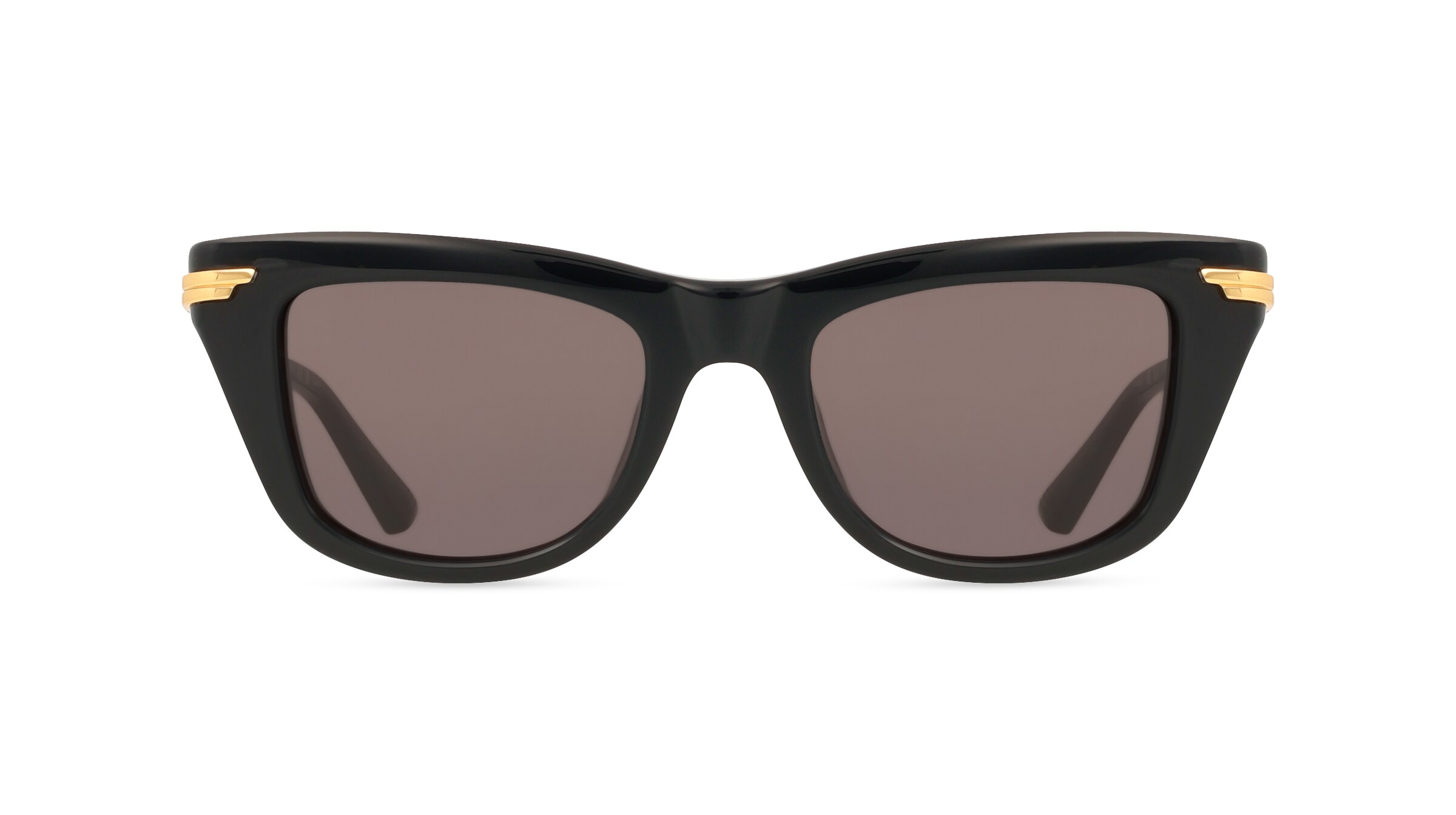 Bottega Veneta BV1369S Damen-Sonnenbrille Vollrand Eckig Acetat-Gestell, schwarz