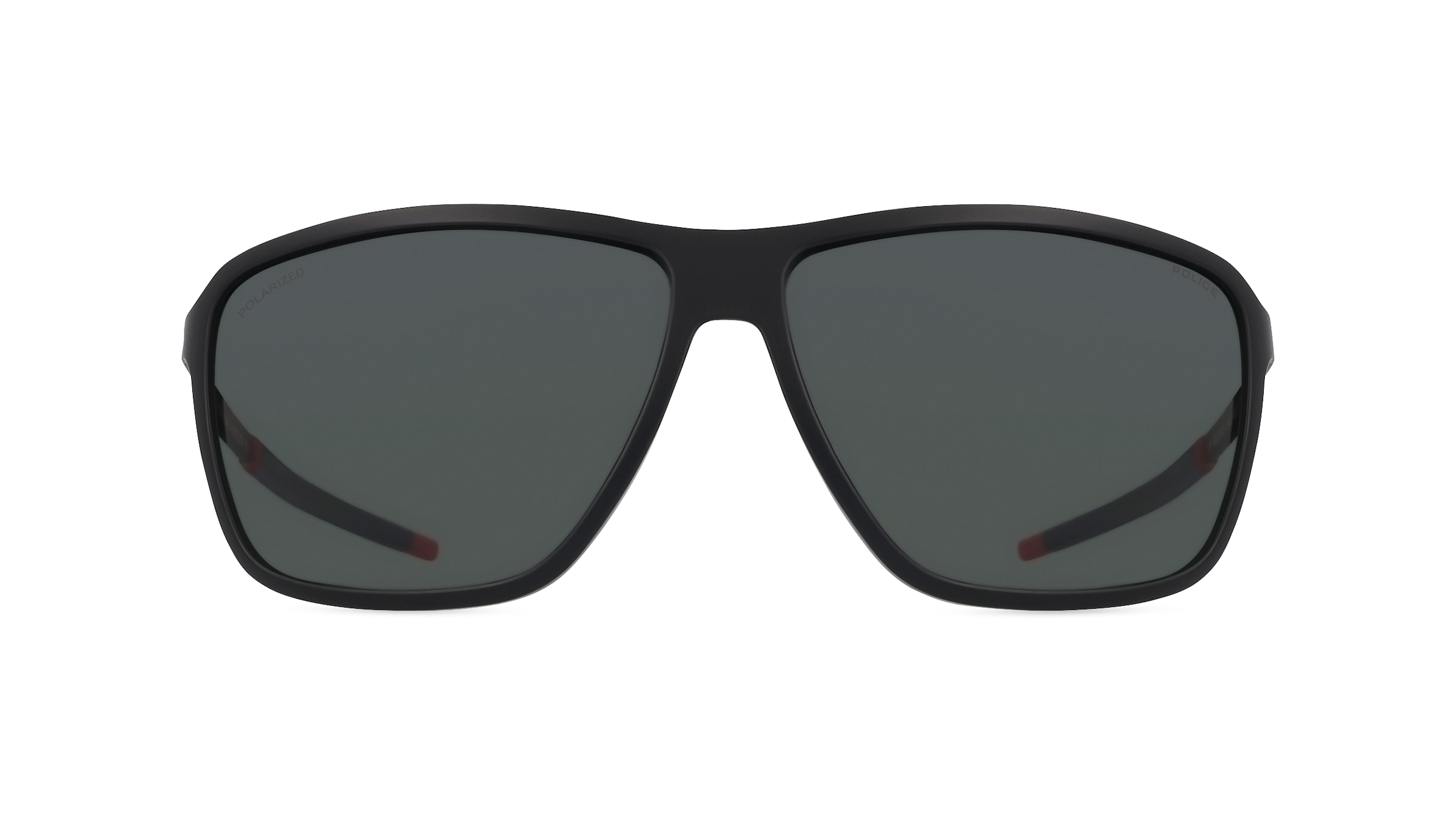 Police POISPLL15 Unisex-Sonnenbrille Vollrand Eckig Kunststoff-Gestell, schwarz