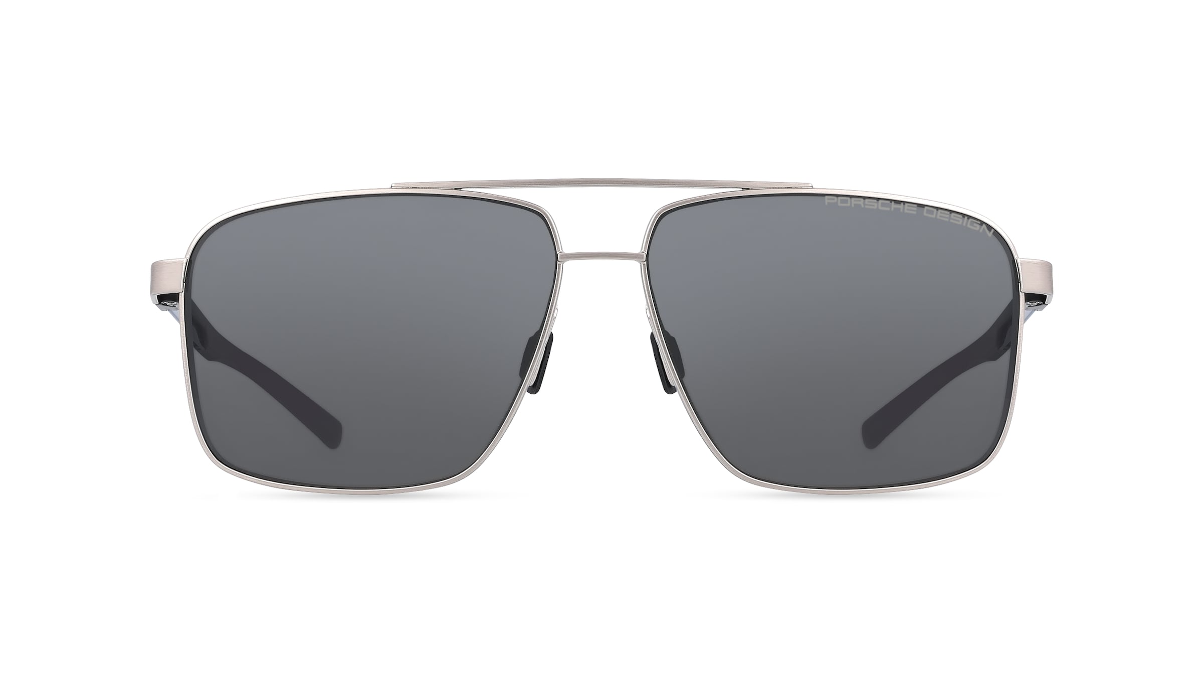 Porsche Design 8944 Herren-Sonnenbrille Vollrand Pilot Metall-Gestell, silber