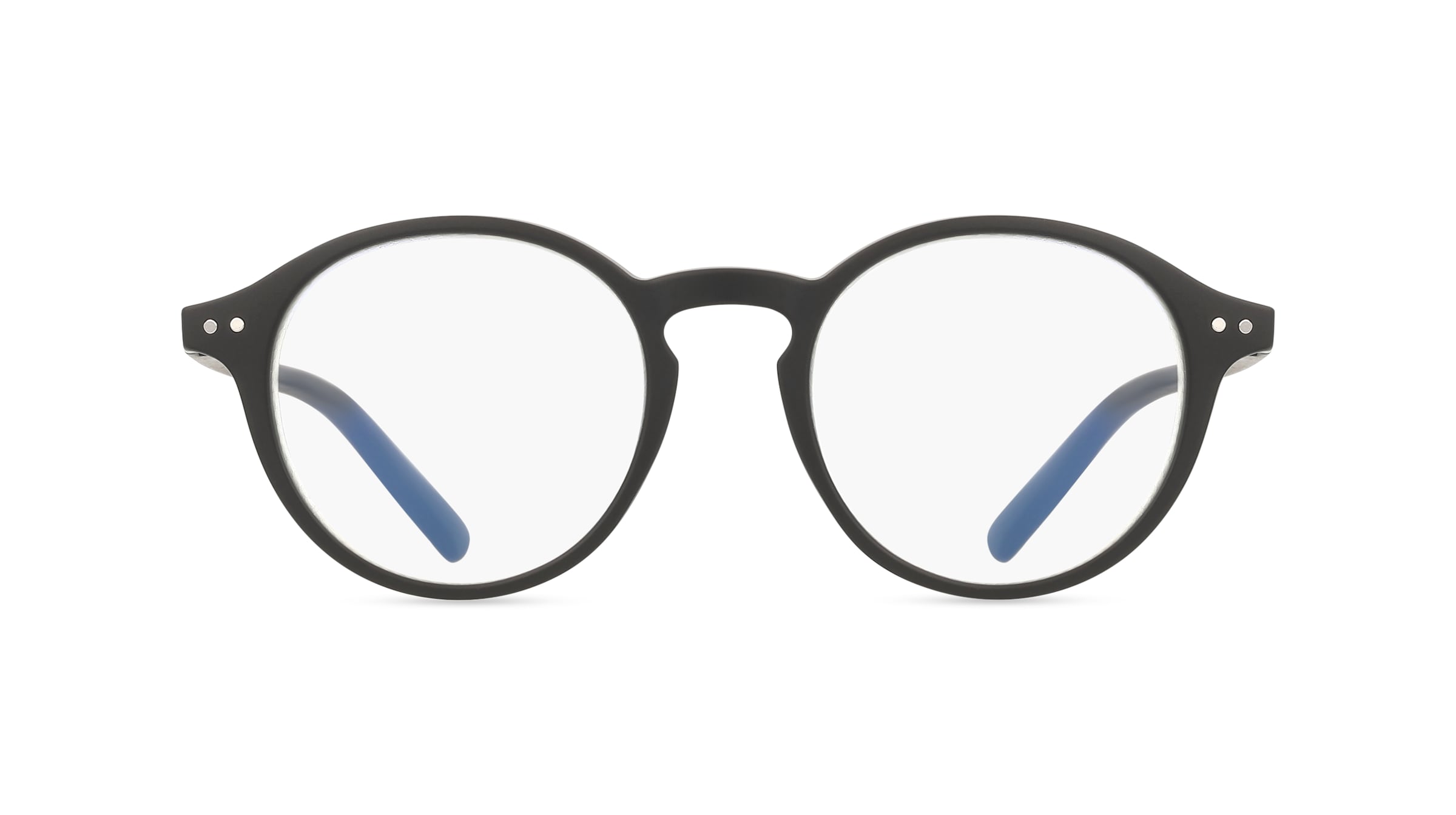 OKIDOKI SAMMY Reader Unisex-Brille Vollrand Panto Kunststoff-Gestell, schwarz