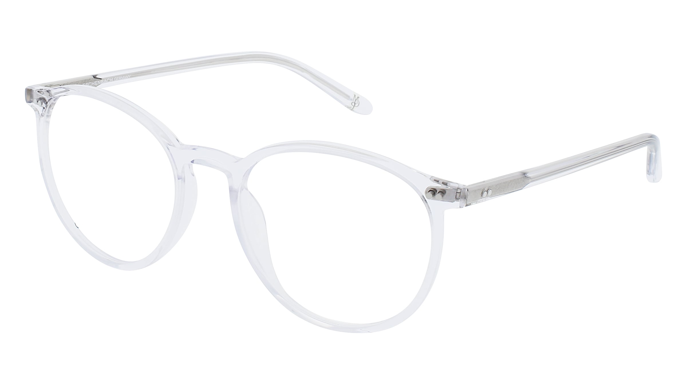 Marc O’Polo Eyewear 503084 Unisex-Brille inkl. Gläser Vollrand Panto Kunststoff-Gestell 50/18/140, Transparent