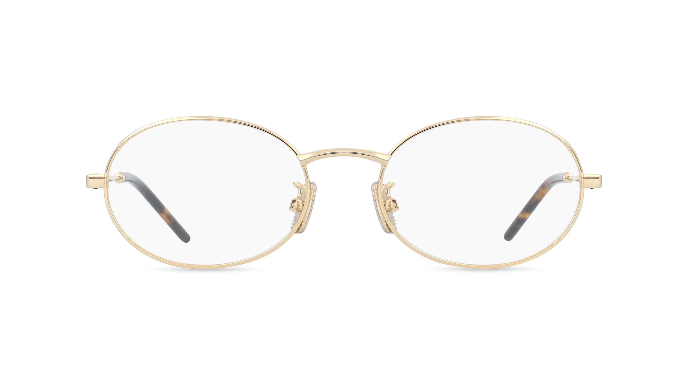 GIVENCHY GV50099U CITY Damen-Brille inkl. Gläser Vollrand Oval Metall-Gestell 51/19/145, gelb