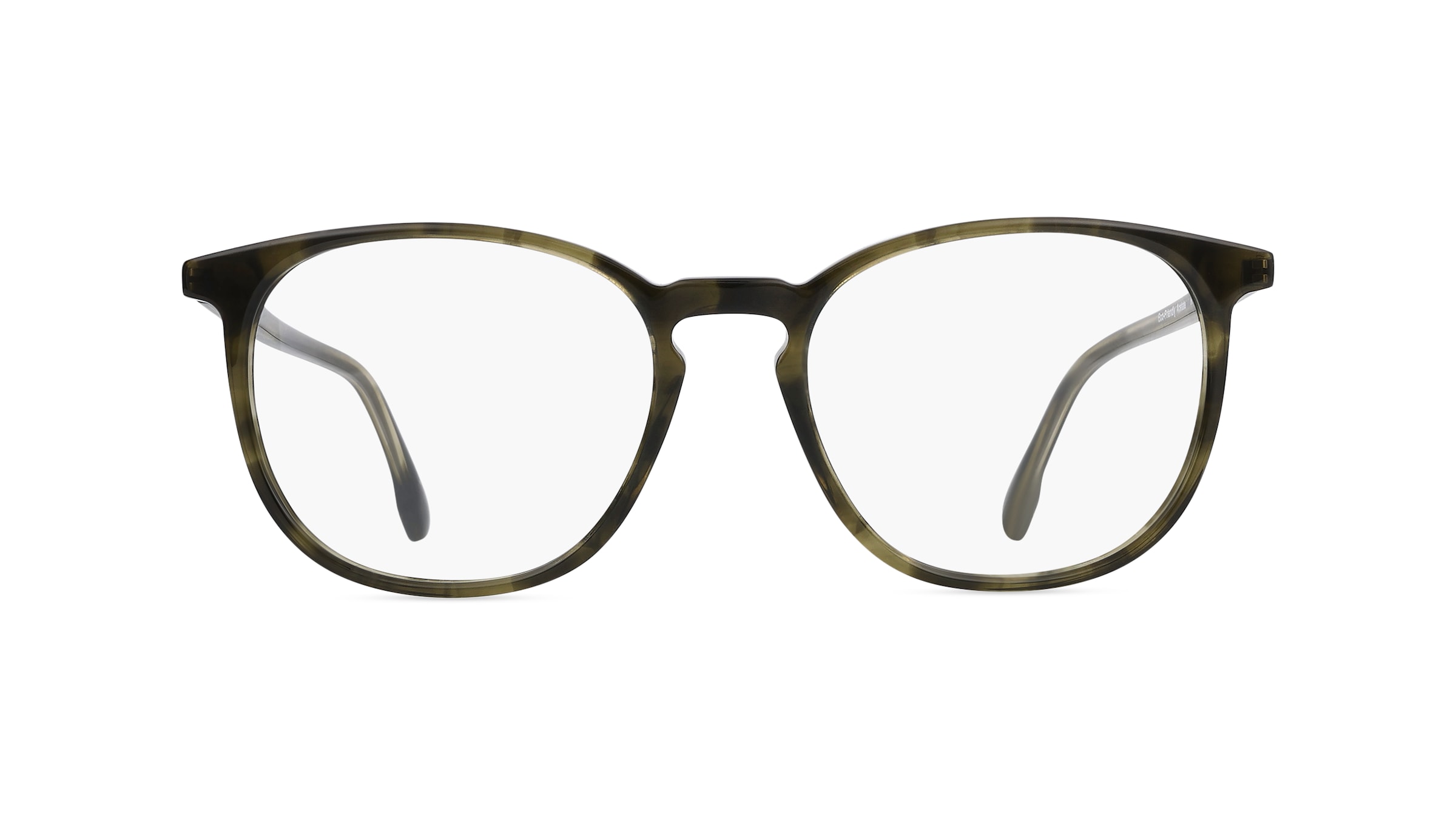 Rodenstock 5359 Unisex-Brille inkl. Gläser Vollrand Rund Kunststoff-Gestell 53mm/18mm/140mm, grün