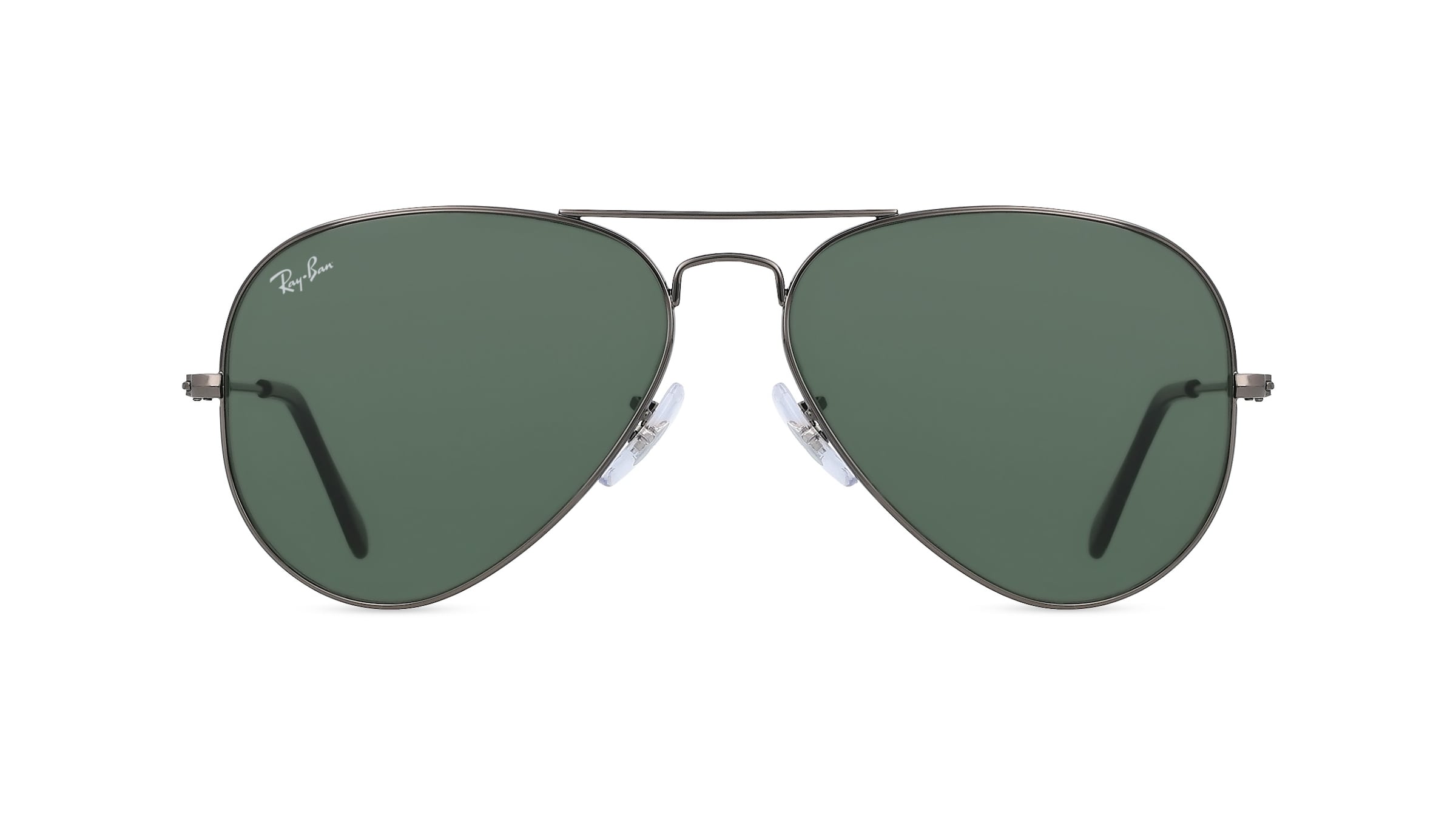 Ray-Ban RB 3025 AVIATOR Unisex-Sonnenbrille Vollrand Pilot Metall-Gestell, grau