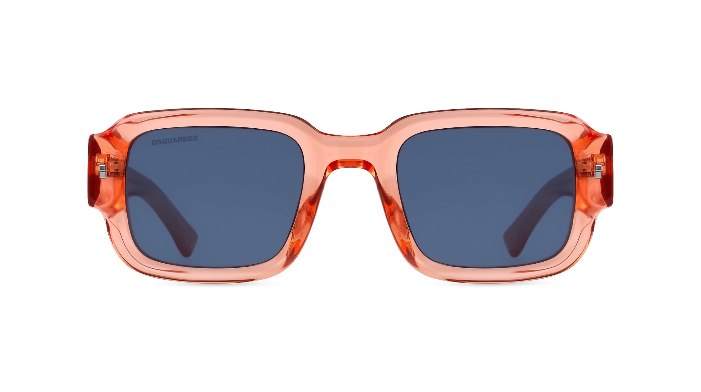 Dsquared2 ICON 0009/S Herren-Sonnenbrille Vollrand Eckig Acetat-Gestell, orange