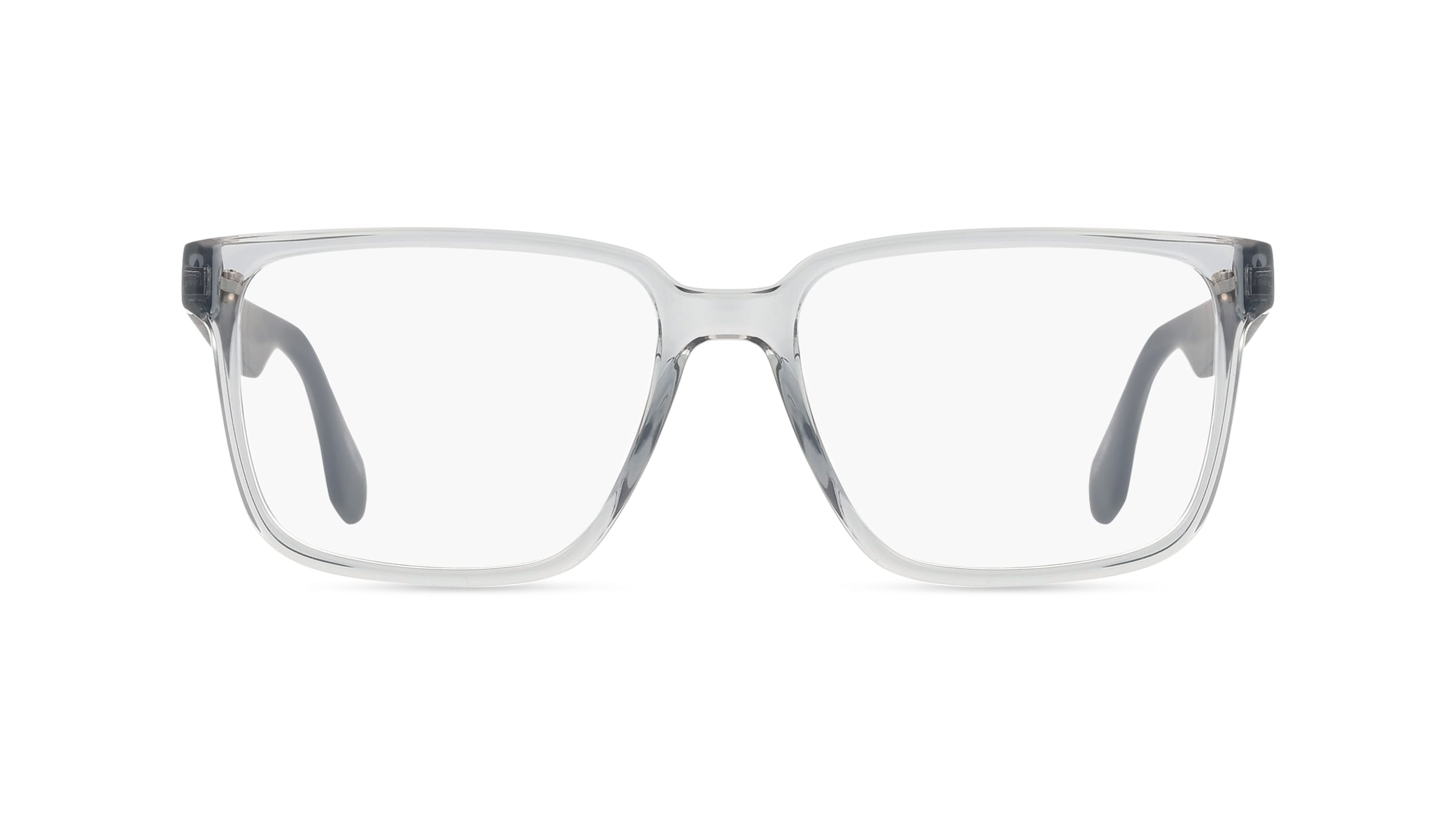 Adidas OR5093 Herren-Brille inkl. Gläser Vollrand Eckig Kunststoff-Gestell 54mm/16mm/145mm, grau