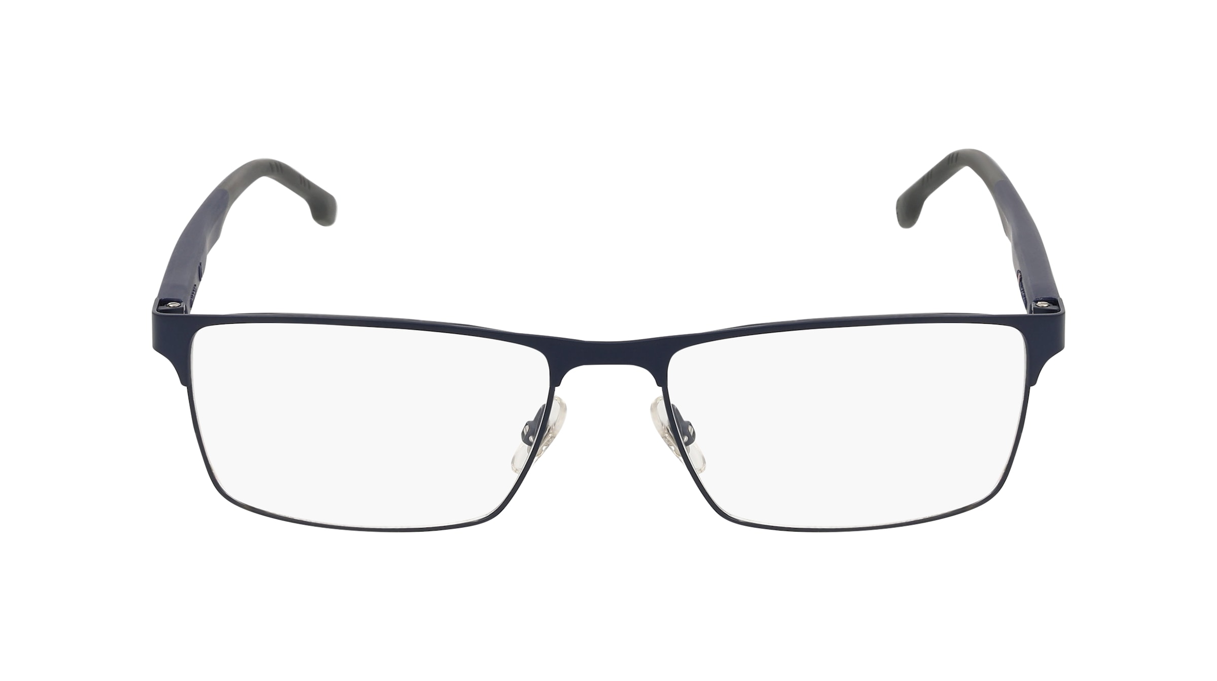 Carrera 8863 Herren-Brille inkl. Gläser Vollrand Eckig Metall-Gestell 56mm/17mm/145mm, blau