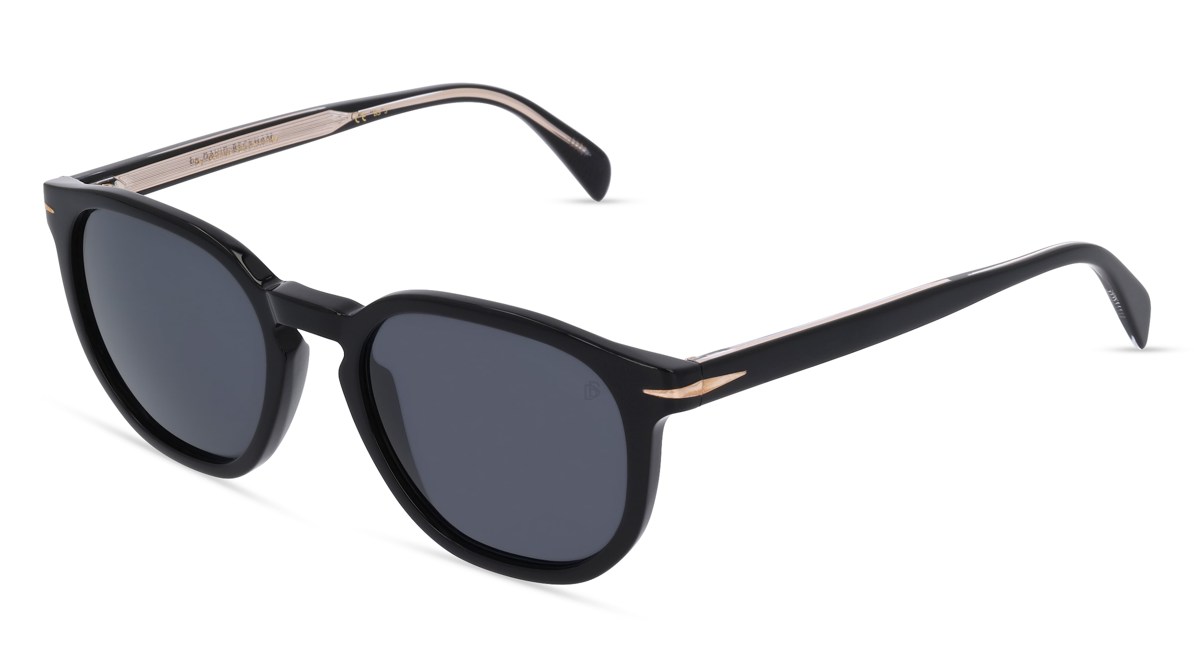 Safilo David Beckham DB 1099/S Herren-Sonnenbrille Vollrand Panto Acetat-Gestell, Schwarz