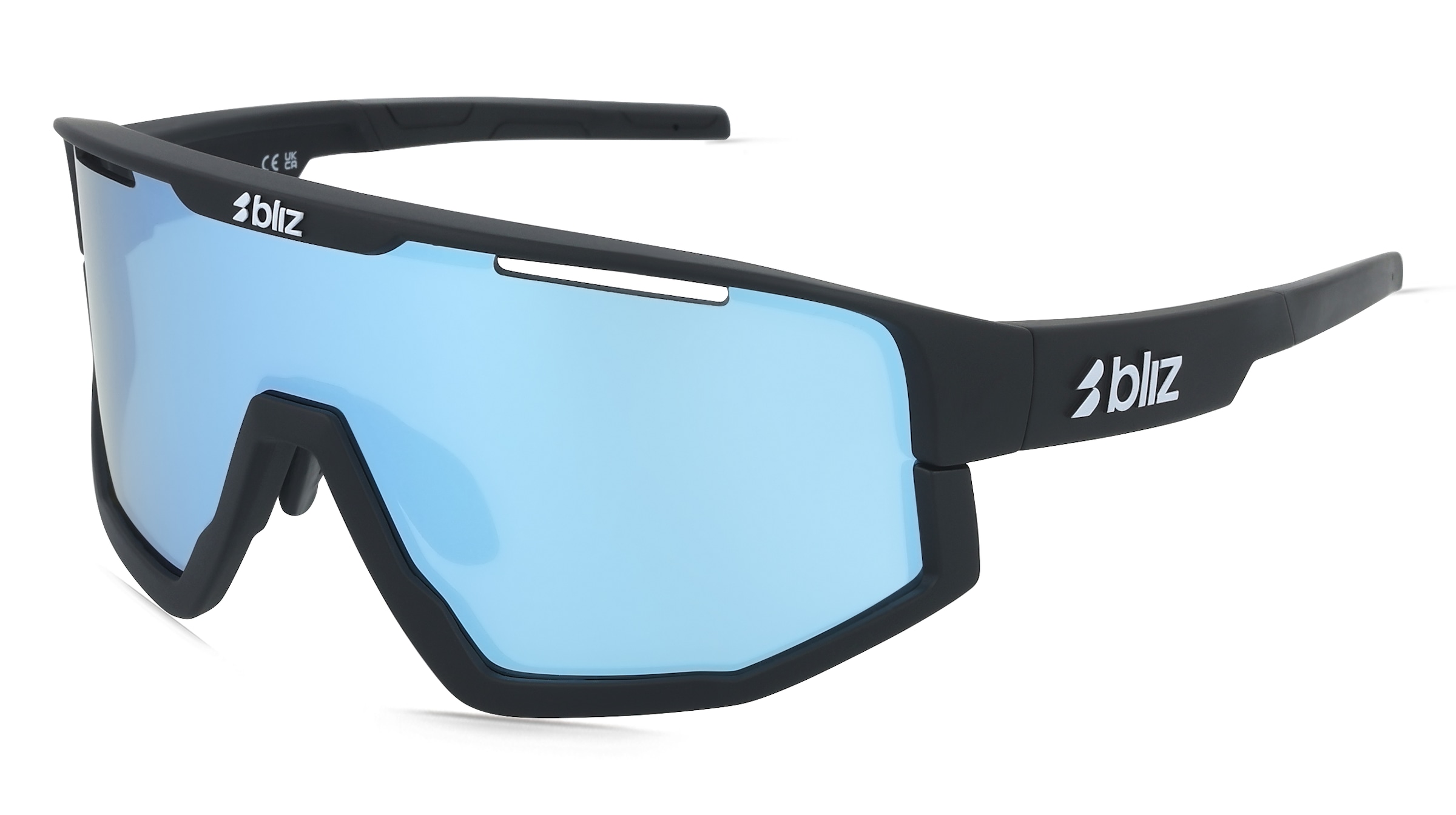 Bliz ZB7005 FUSION Unisex-Sonnenbrille Vollrand Geometrisch Kunststoff-Gestell, schwarz - Bild 4