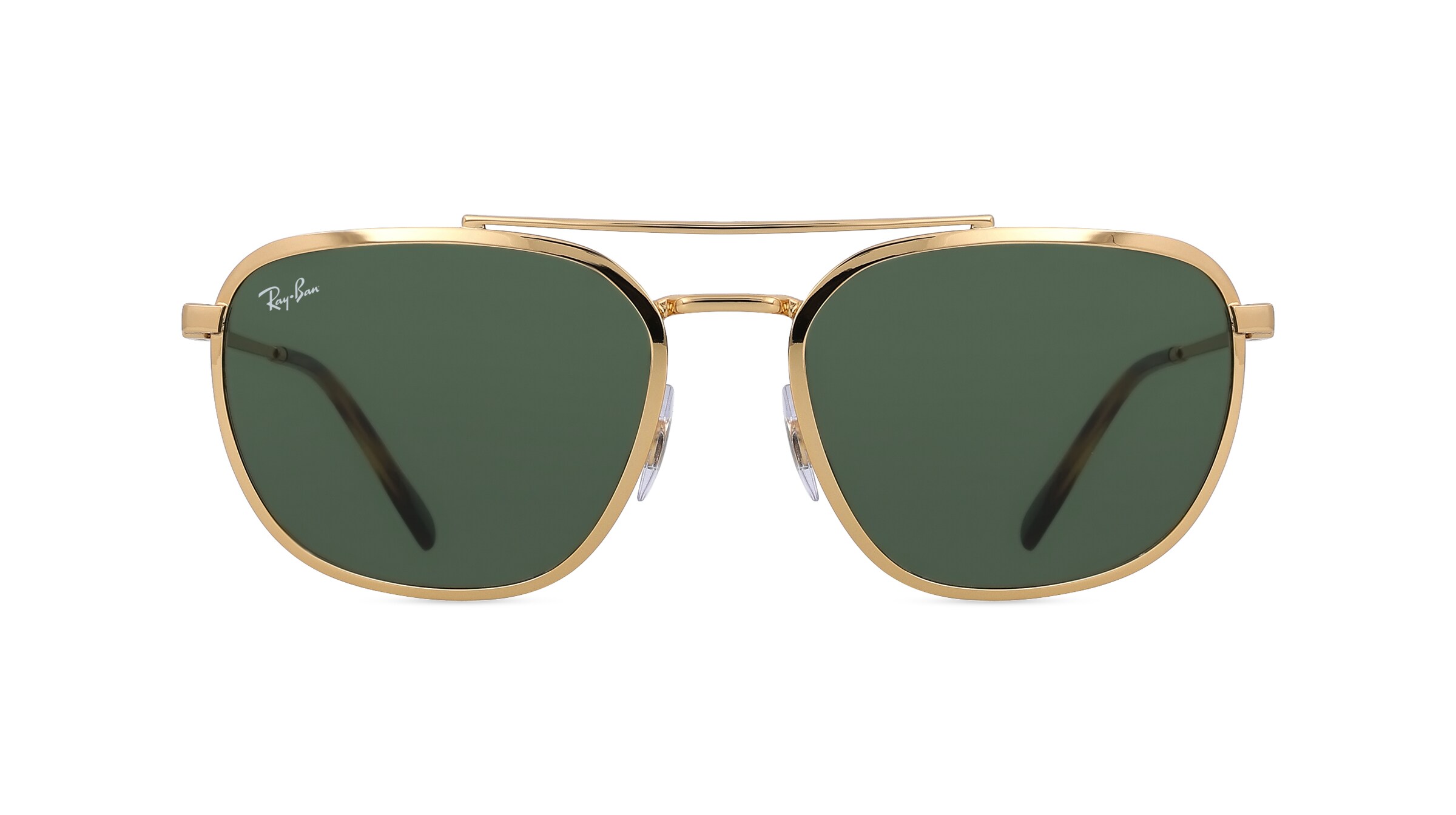 Ray-Ban RB3708 Unisex-Sonnenbrille Vollrand Pilot Metall-Gestell, gold