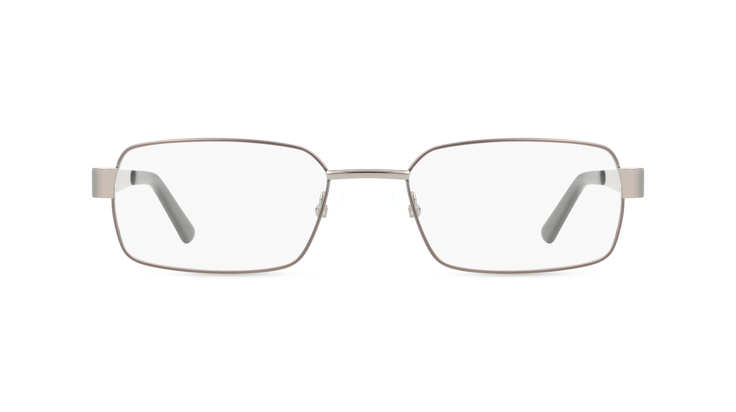 Fielmann BD 329 CL Herren-Brille inkl. Gläser Vollrand Eckig Metall-Gestell 52/19/140, Grau