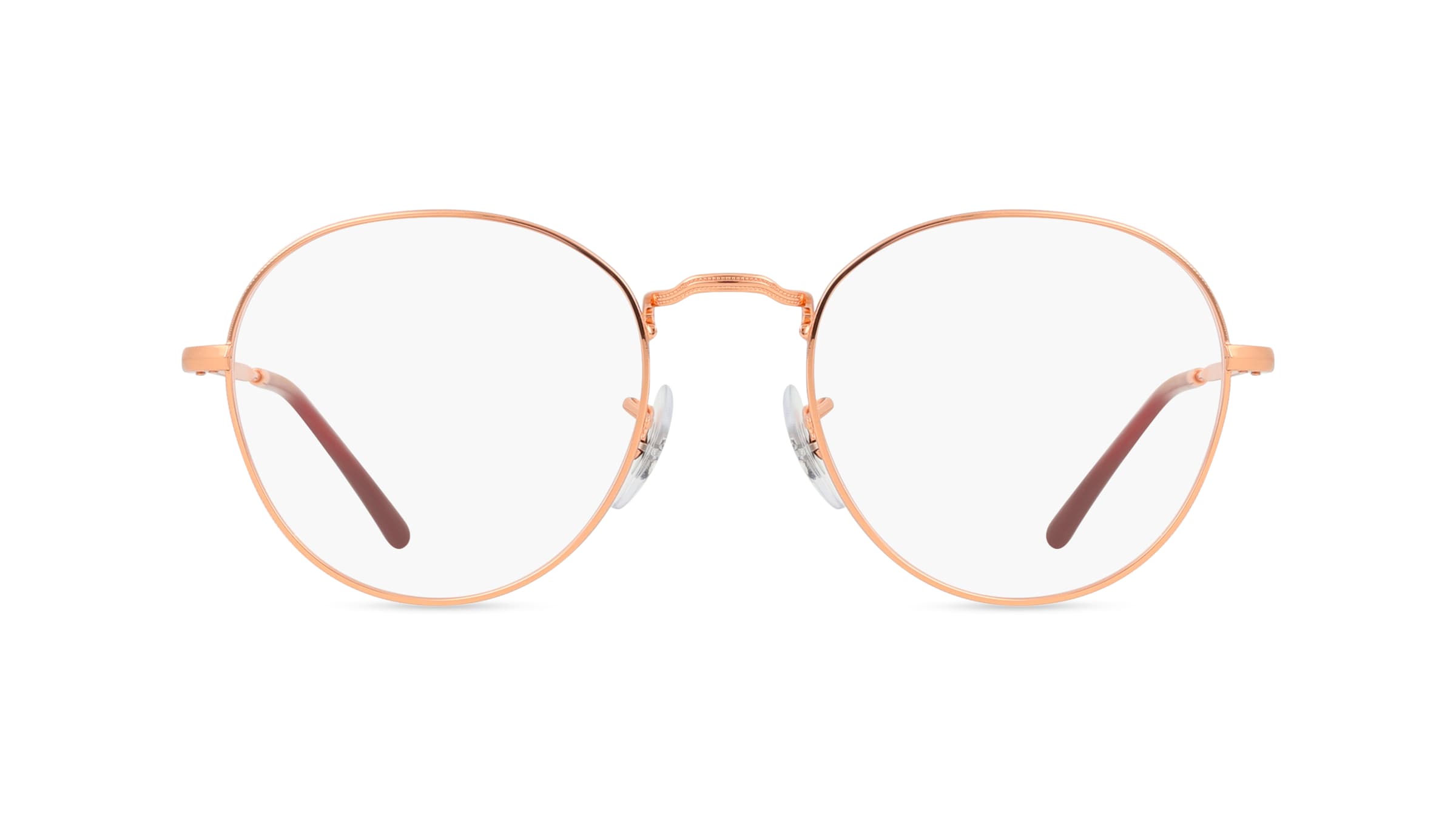 Ray-Ban RX3582V Unisex-Brille inkl. Gläser Vollrand Panto Metall-Gestell 49mm/20mm/140mm, pink